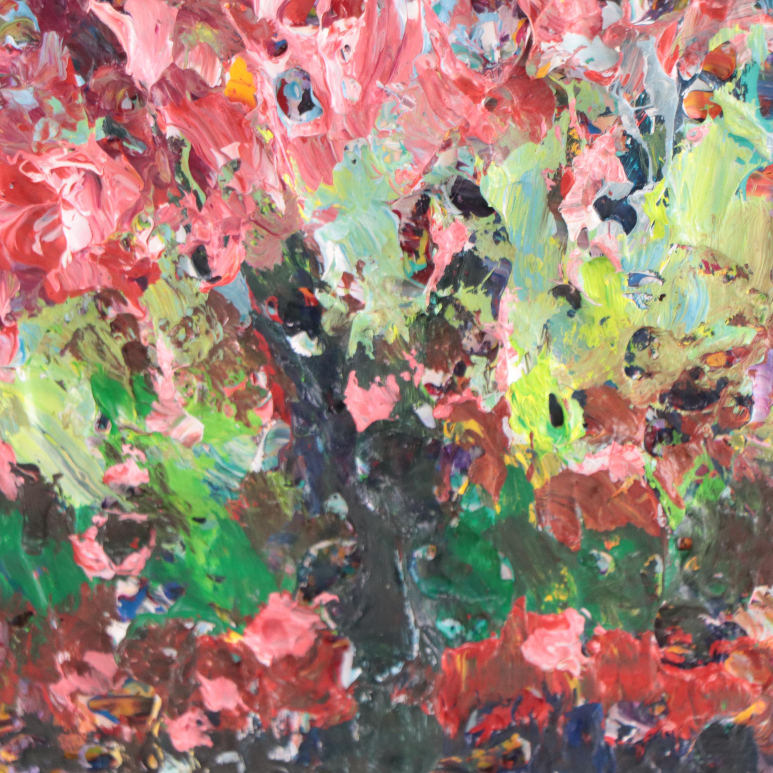 Leif Janek Abstract Acrylic Impasto Painting, 21st Century