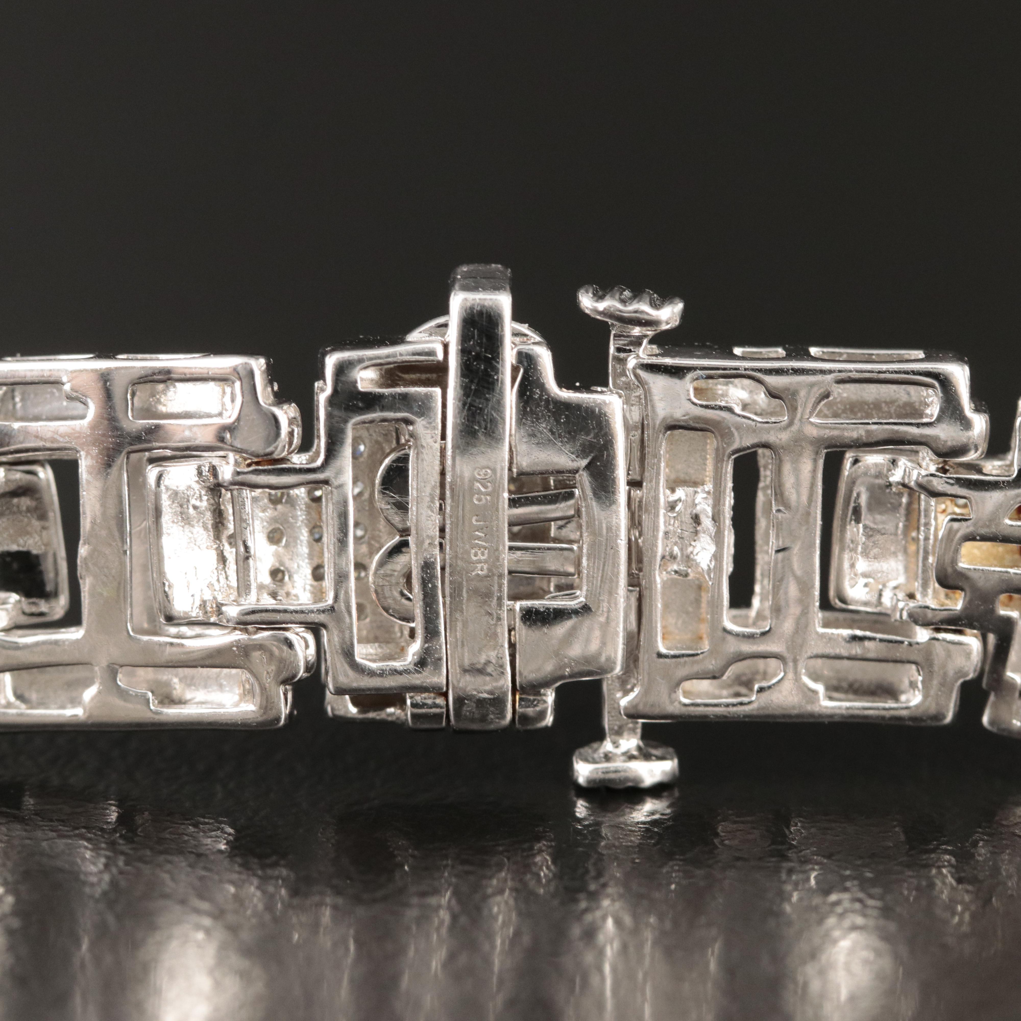 Sterling Diamond Bracelet