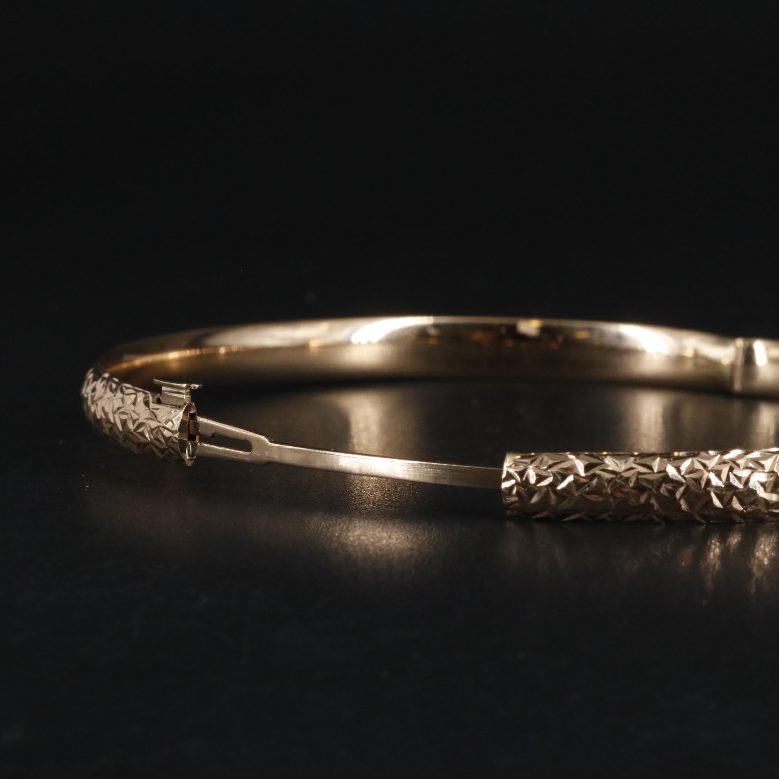 14K Bangle Bracelet
