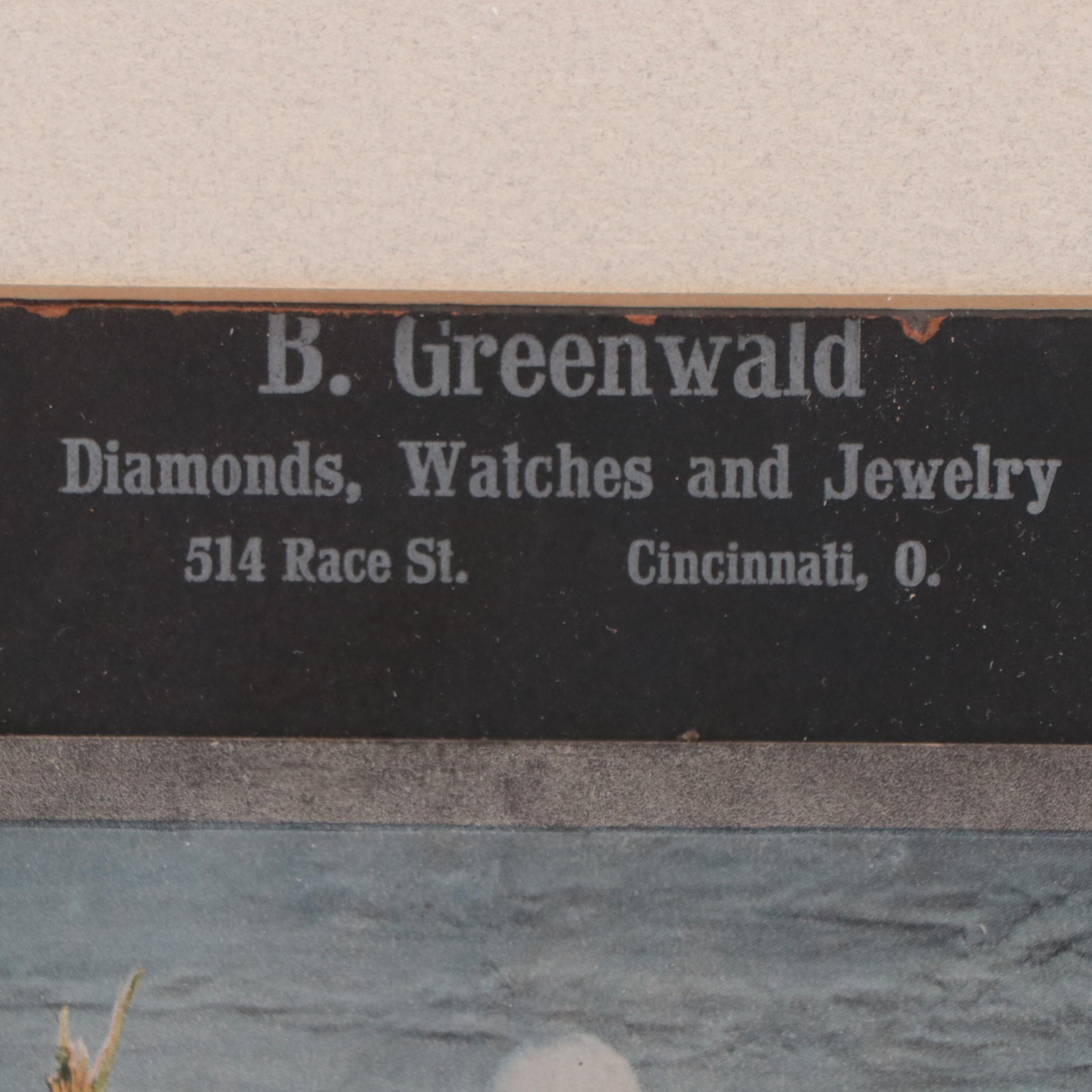 B. Greenwald Cincinnati Jewelry Advertisement "The Signal"
