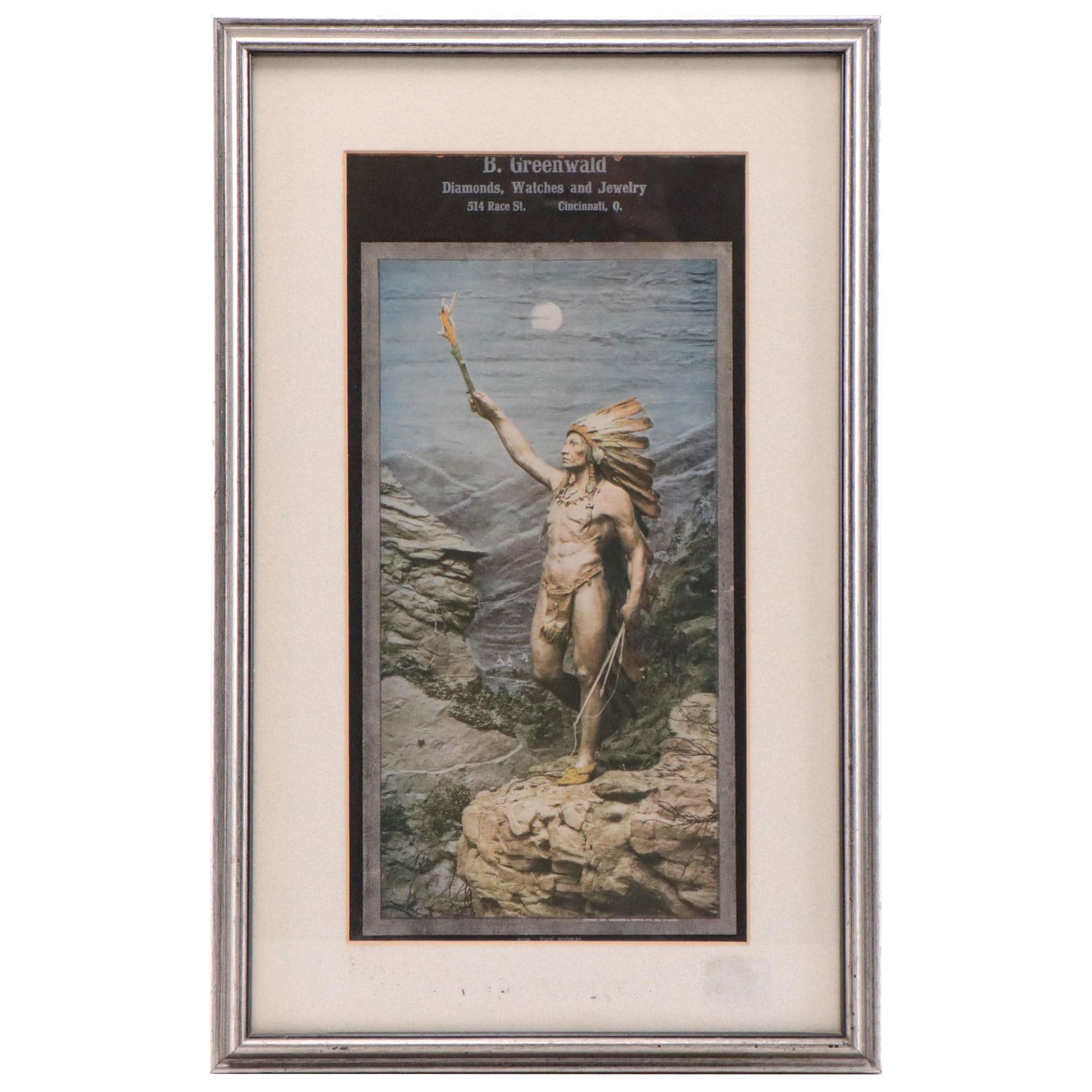 B. Greenwald Cincinnati Jewelry Advertisement "The Signal"