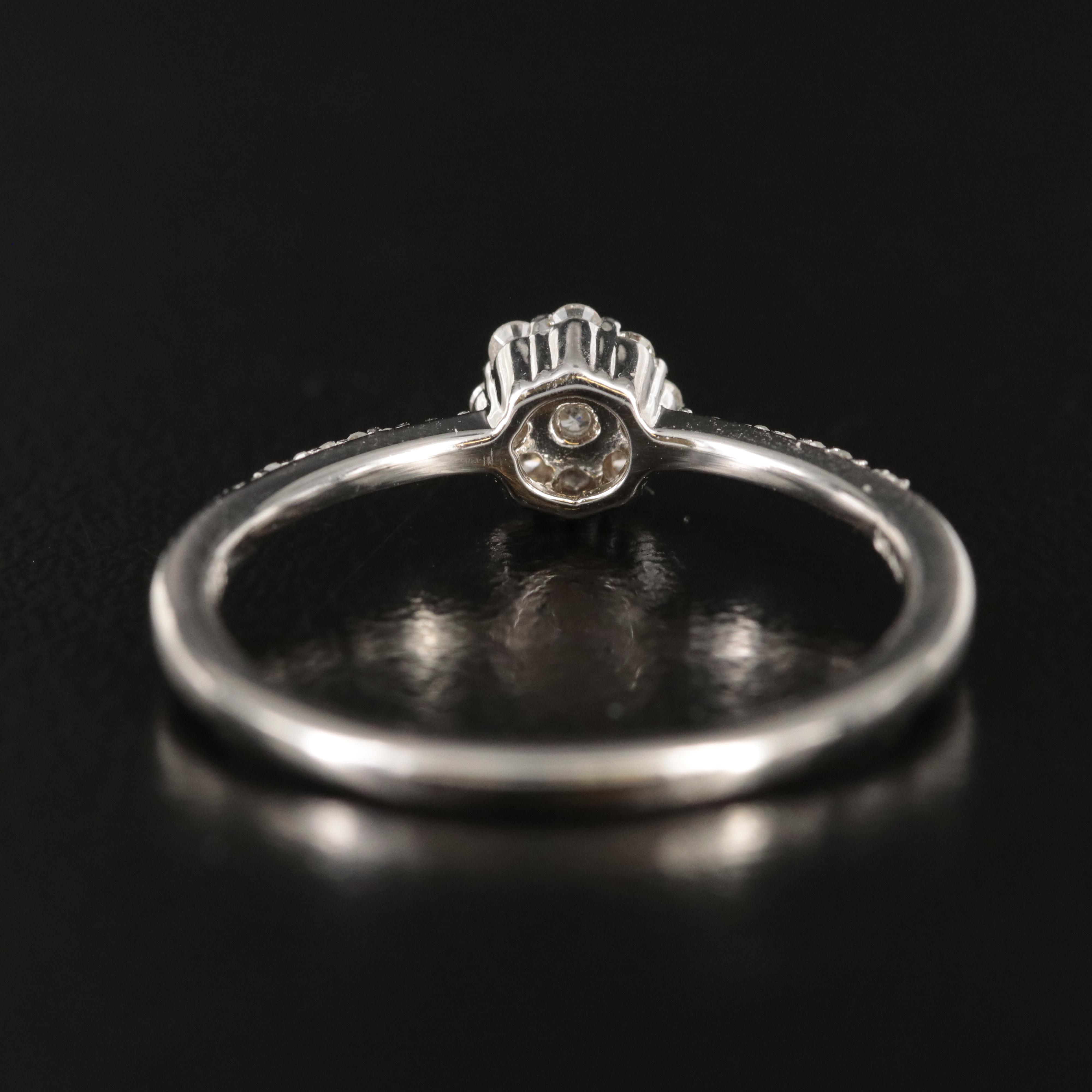 Sterling Diamond Ring