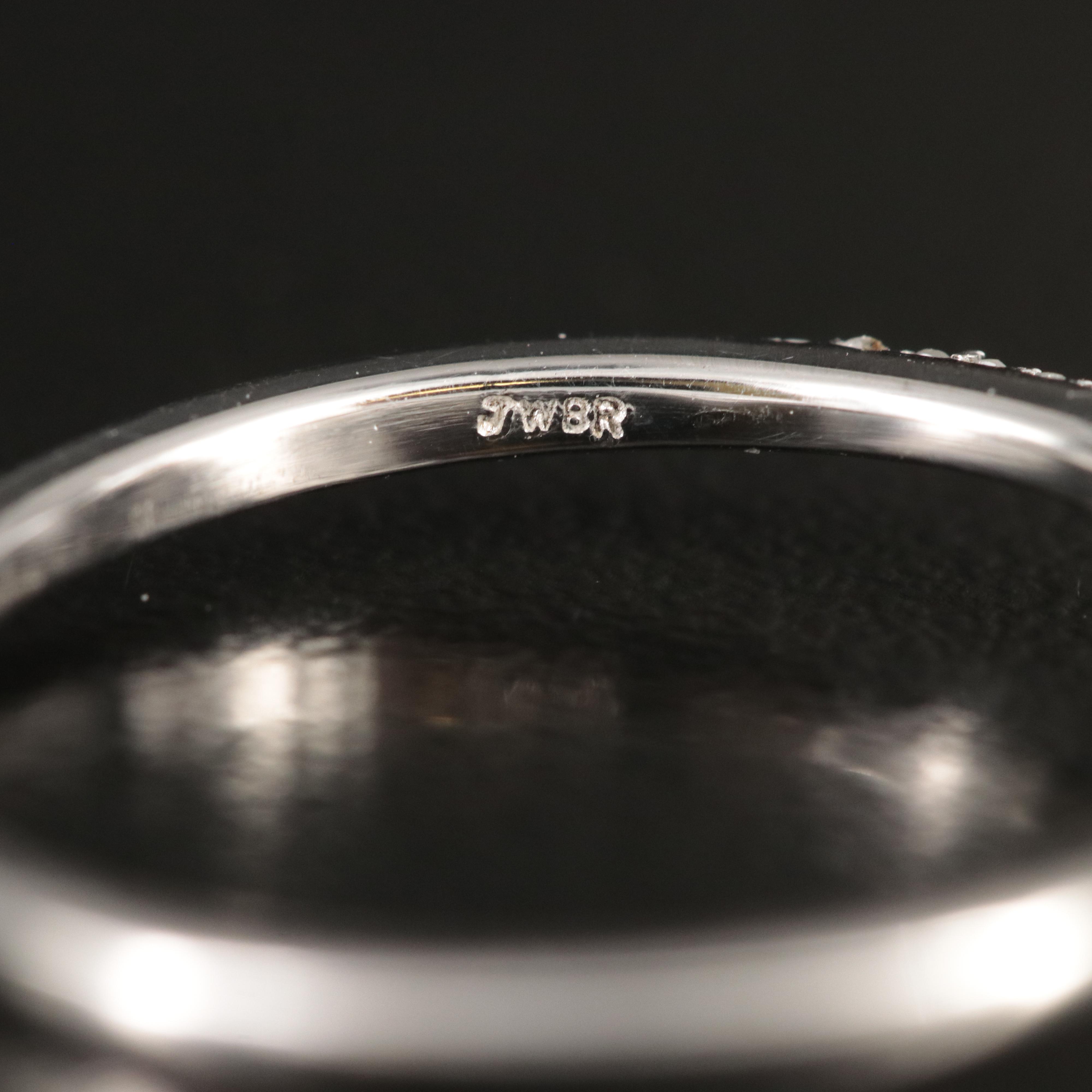 Sterling Diamond Ring