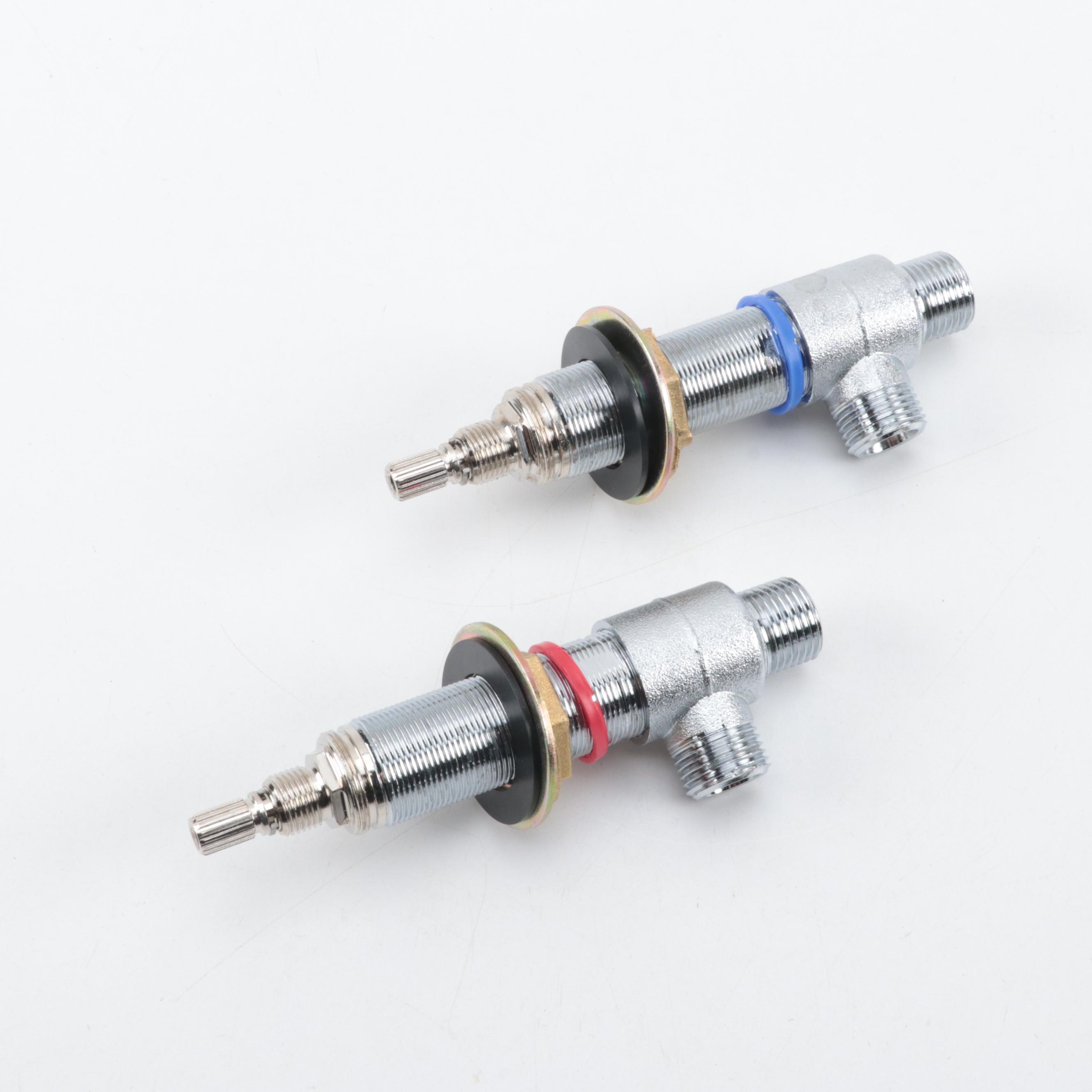 Brushed Nickel Finished Widespread Bathroom Faucet with Cross Handles