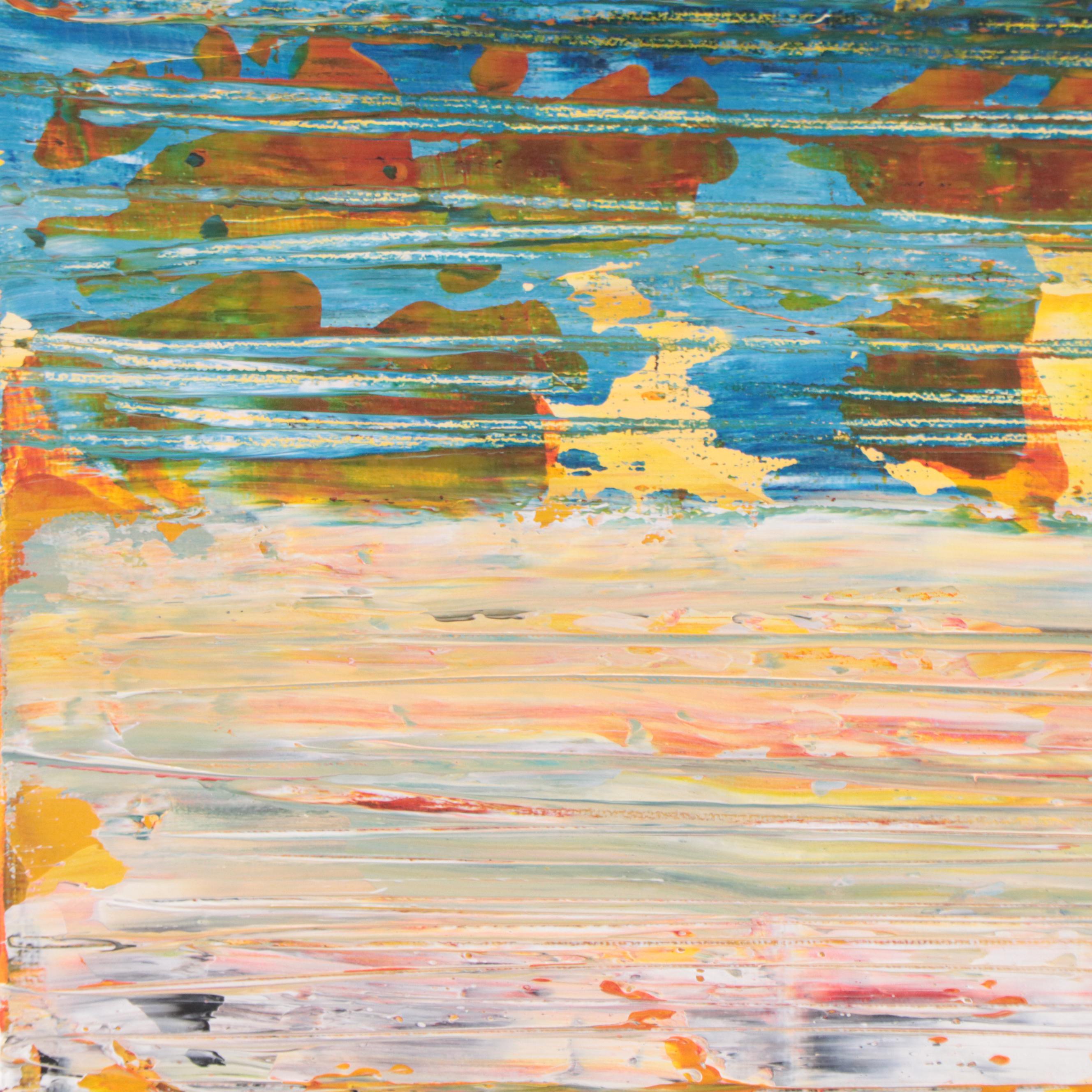 Leif Janek Abstract Acrylic Painting, 21st Century