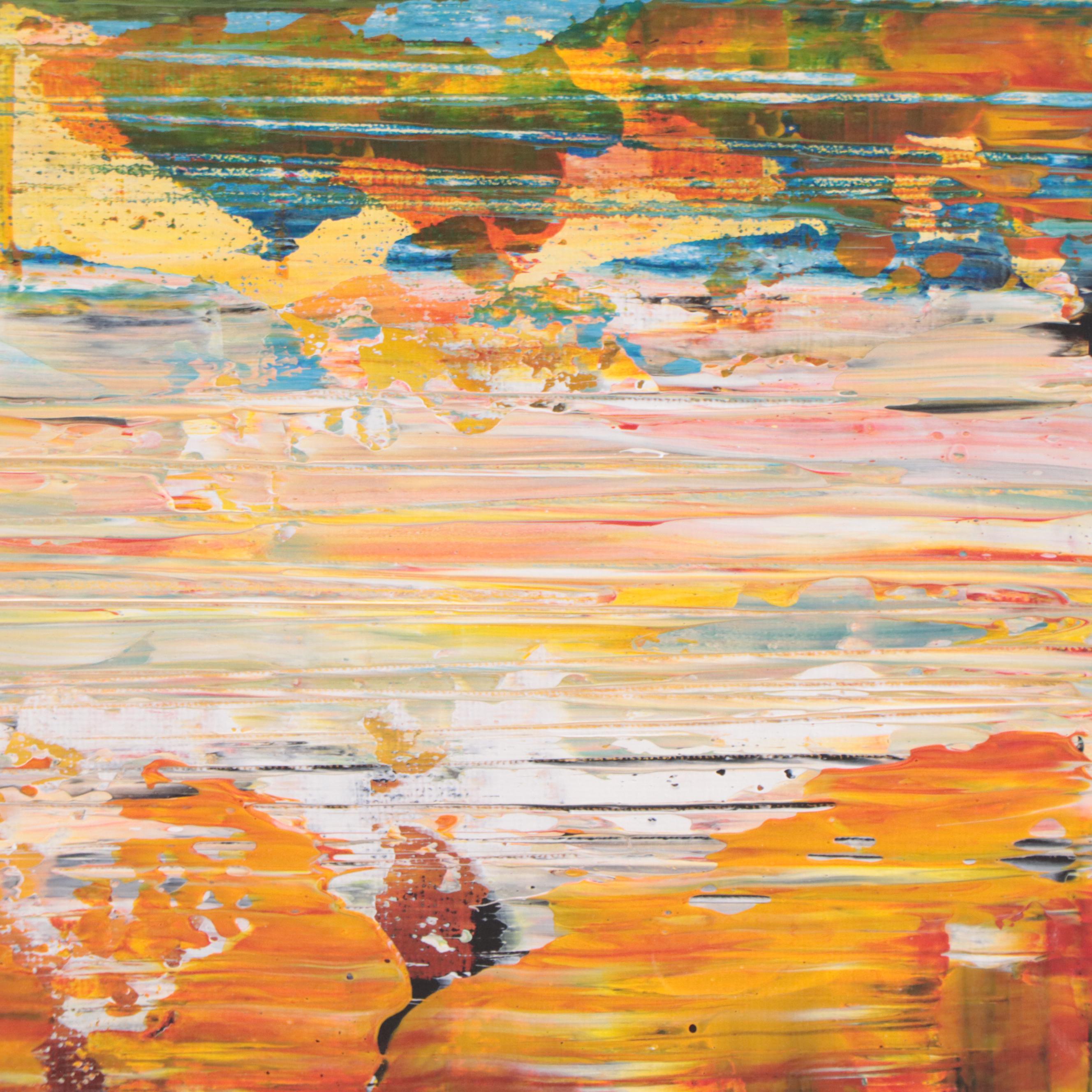 Leif Janek Abstract Acrylic Painting, 21st Century