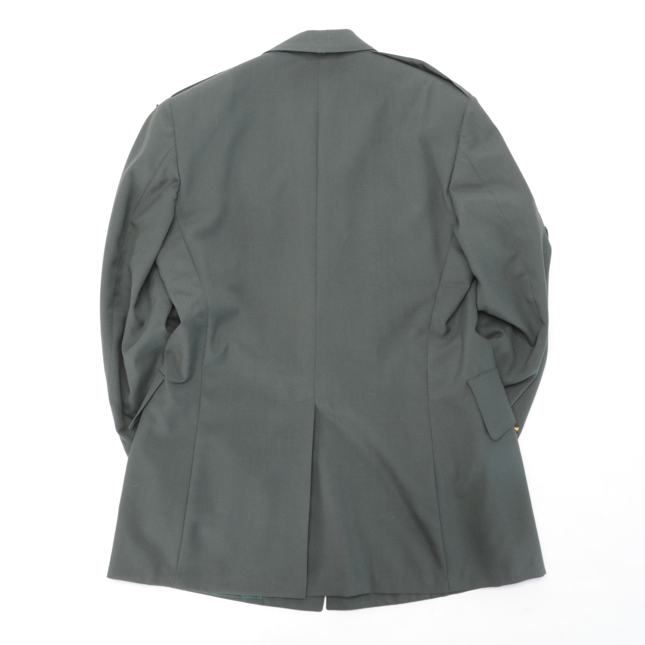 Vietnam Era U. S. Army Dress Green Uniform Jacket with Ribbons and Patches