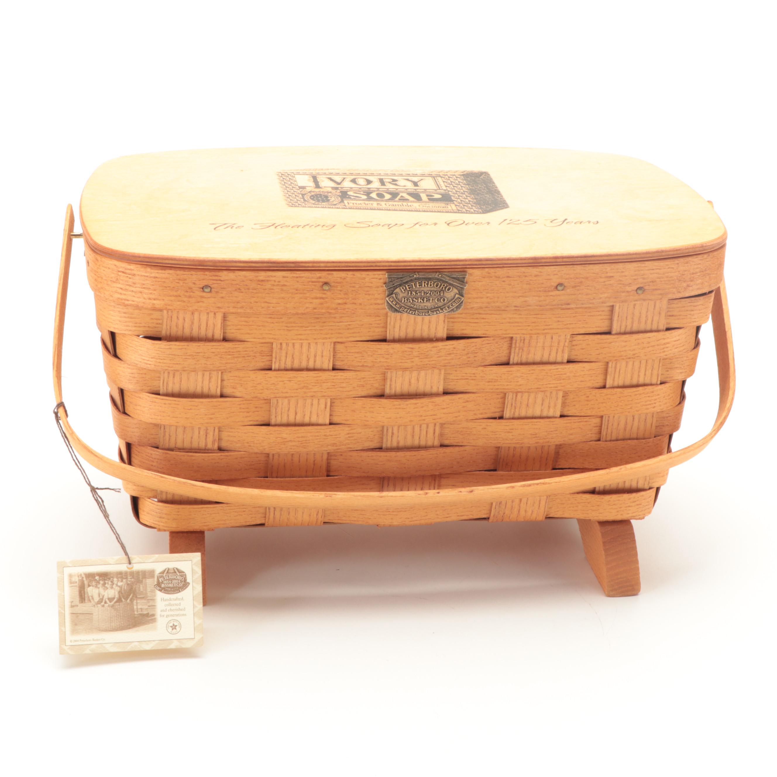 Procter & Gamble Soap Crate, Utensil Caddy, and Coasters with Peterboro Basket