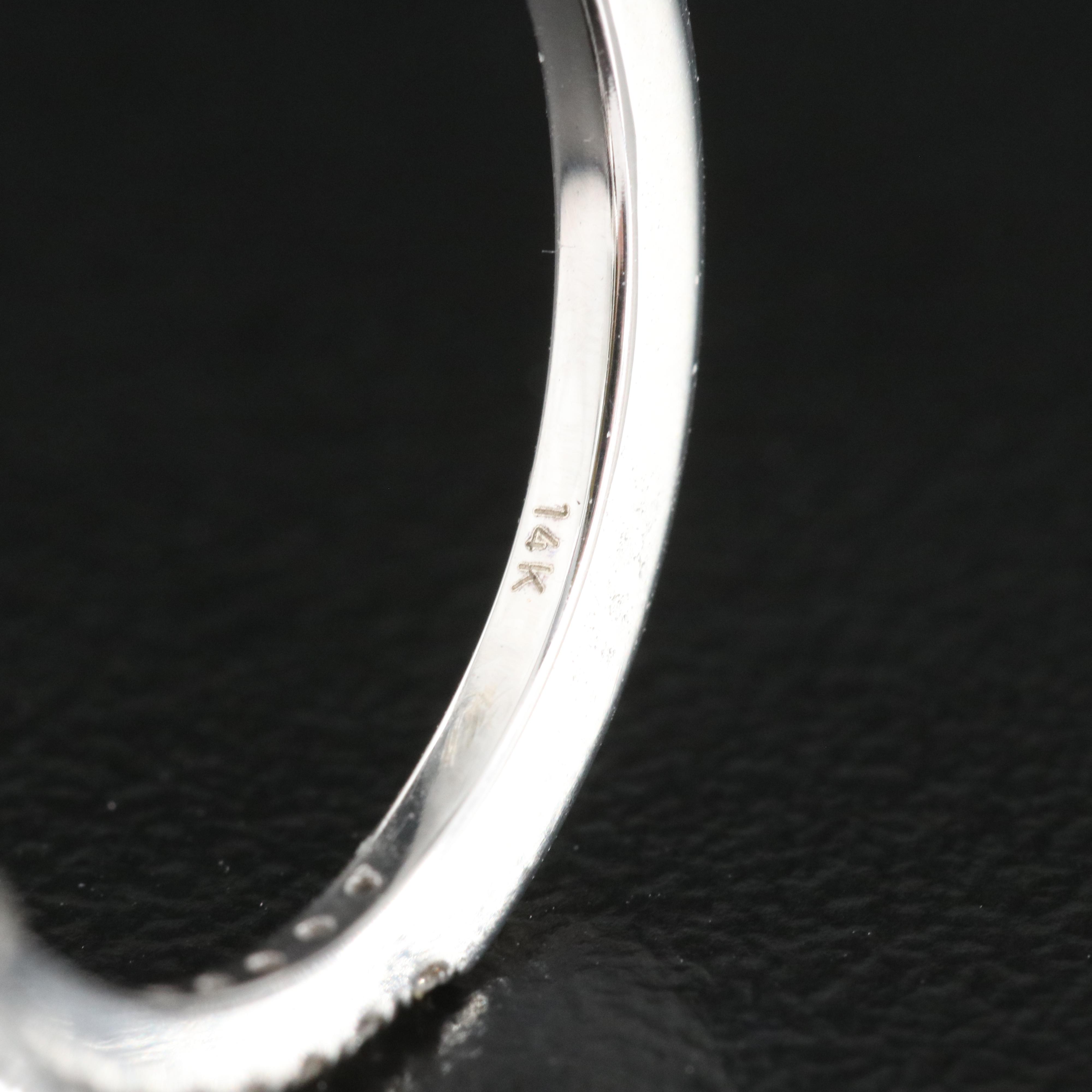 14K Opal and Diamond Ring