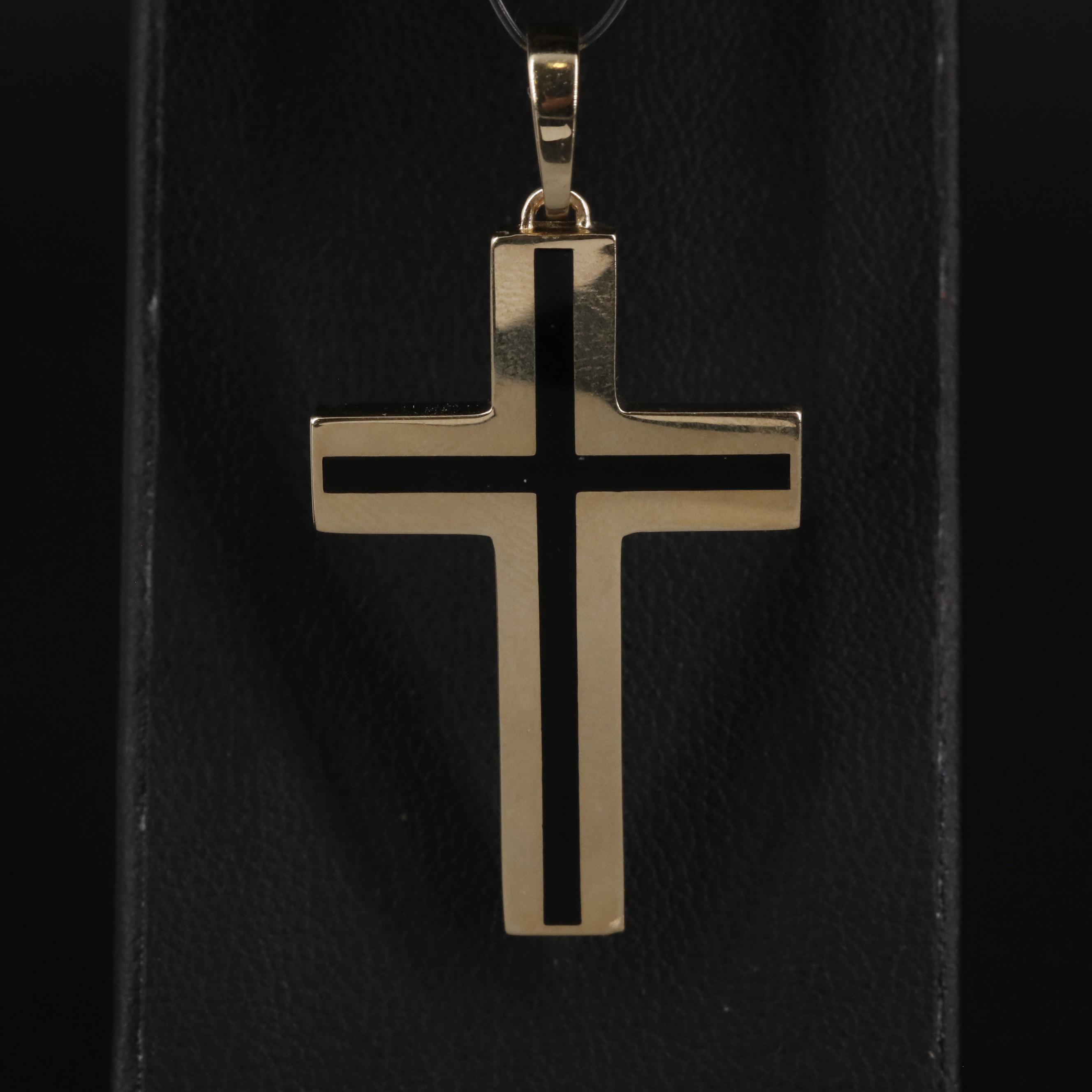 10K Cross Pendant