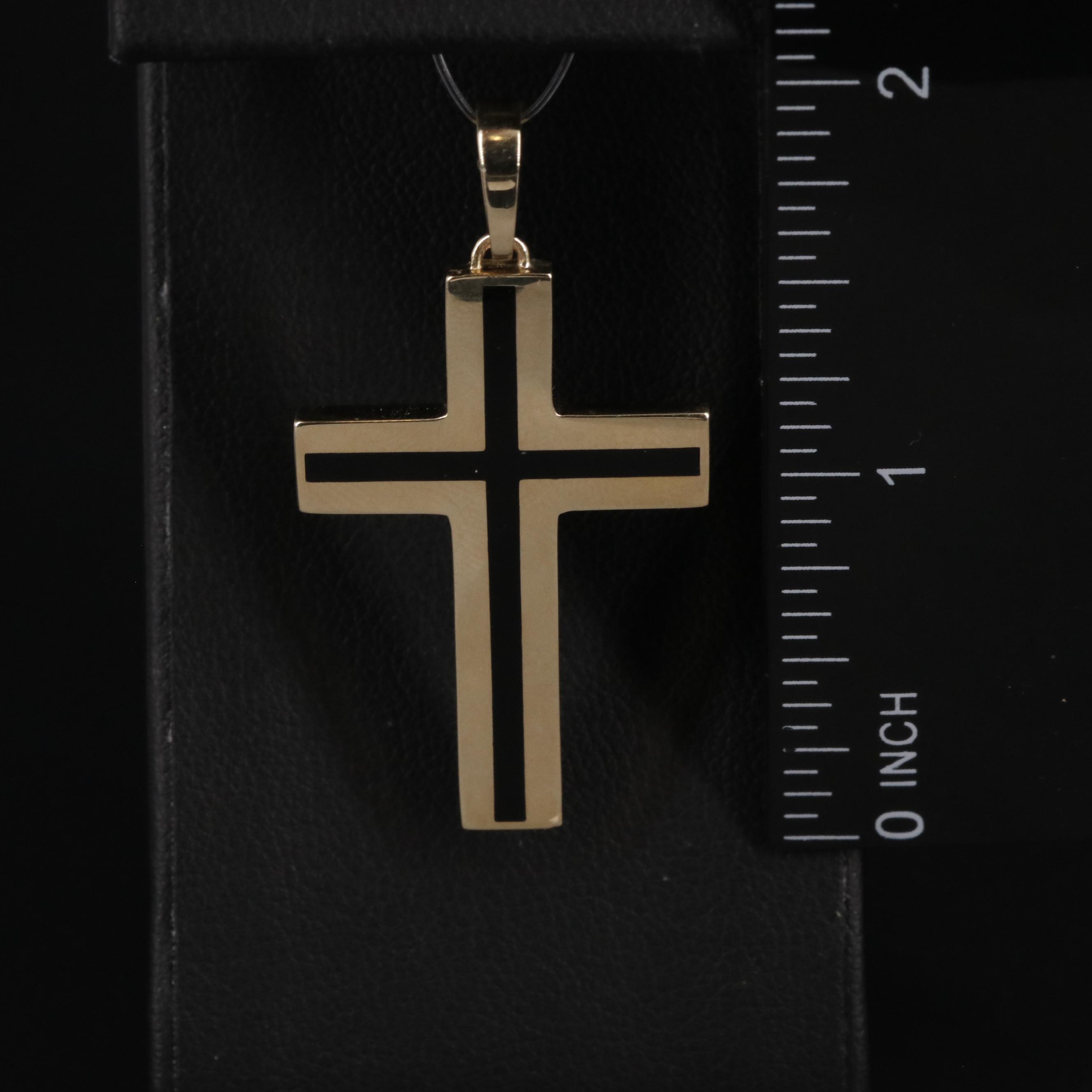 10K Cross Pendant