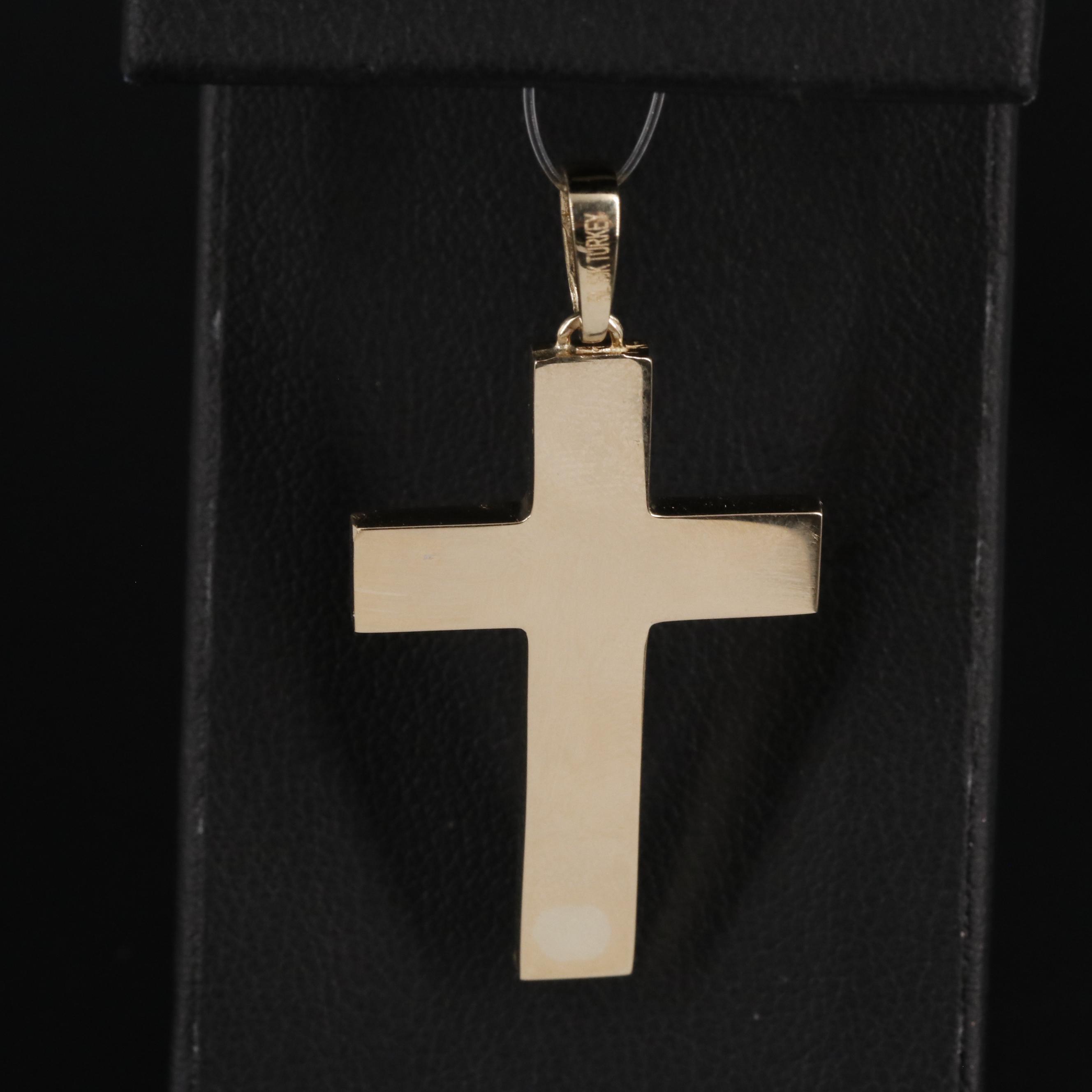 10K Cross Pendant