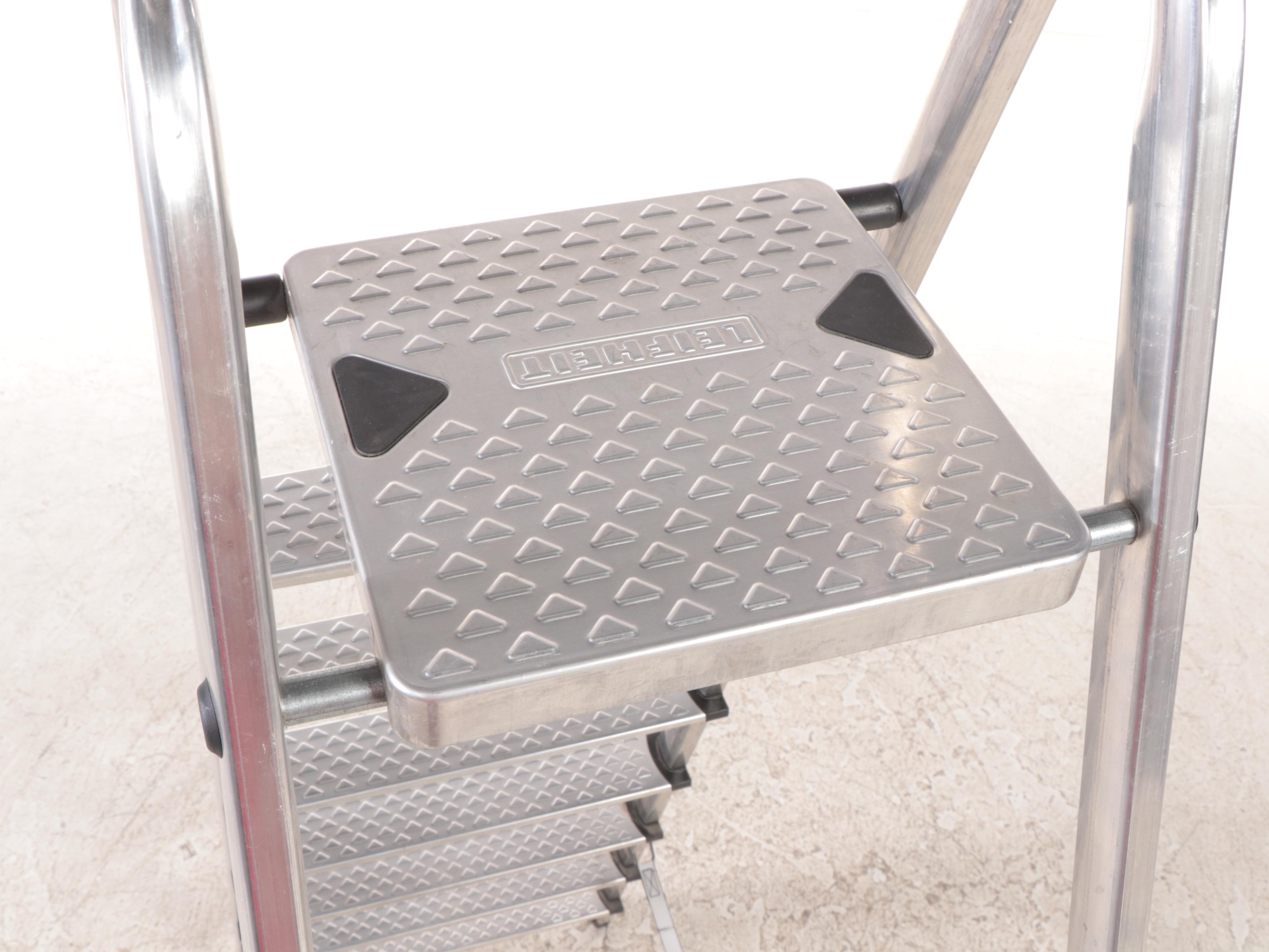 Leifheit Aluminum Folding Step Ladder