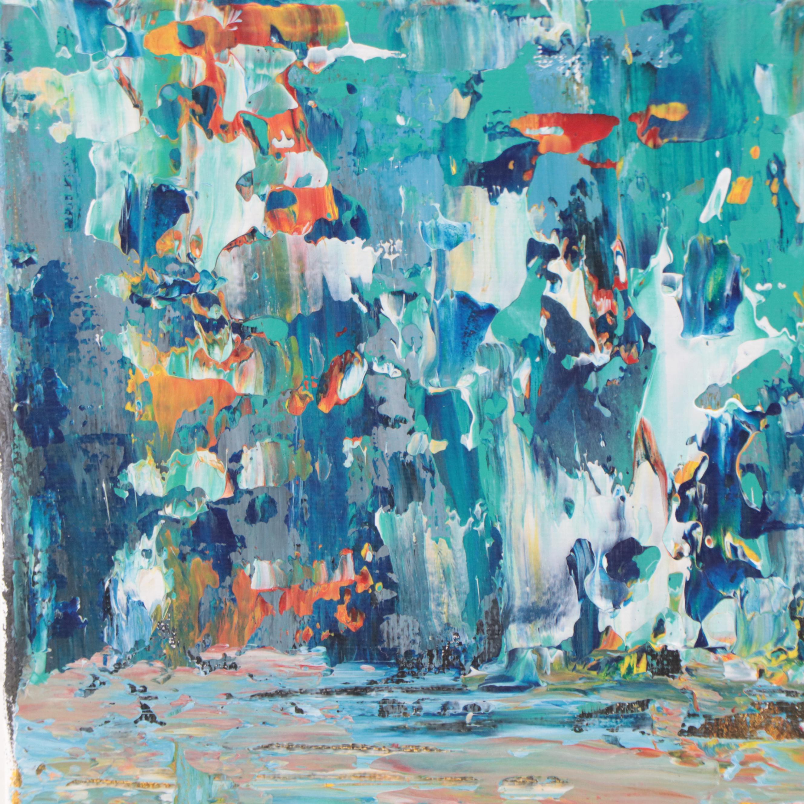 Leif Janek Abstract Acrylic Painting, 21st Century