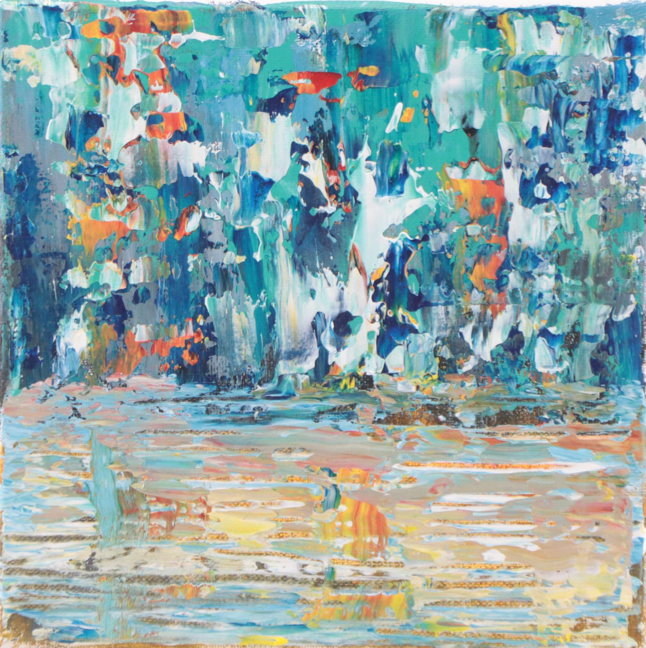 Leif Janek Abstract Acrylic Painting, 21st Century