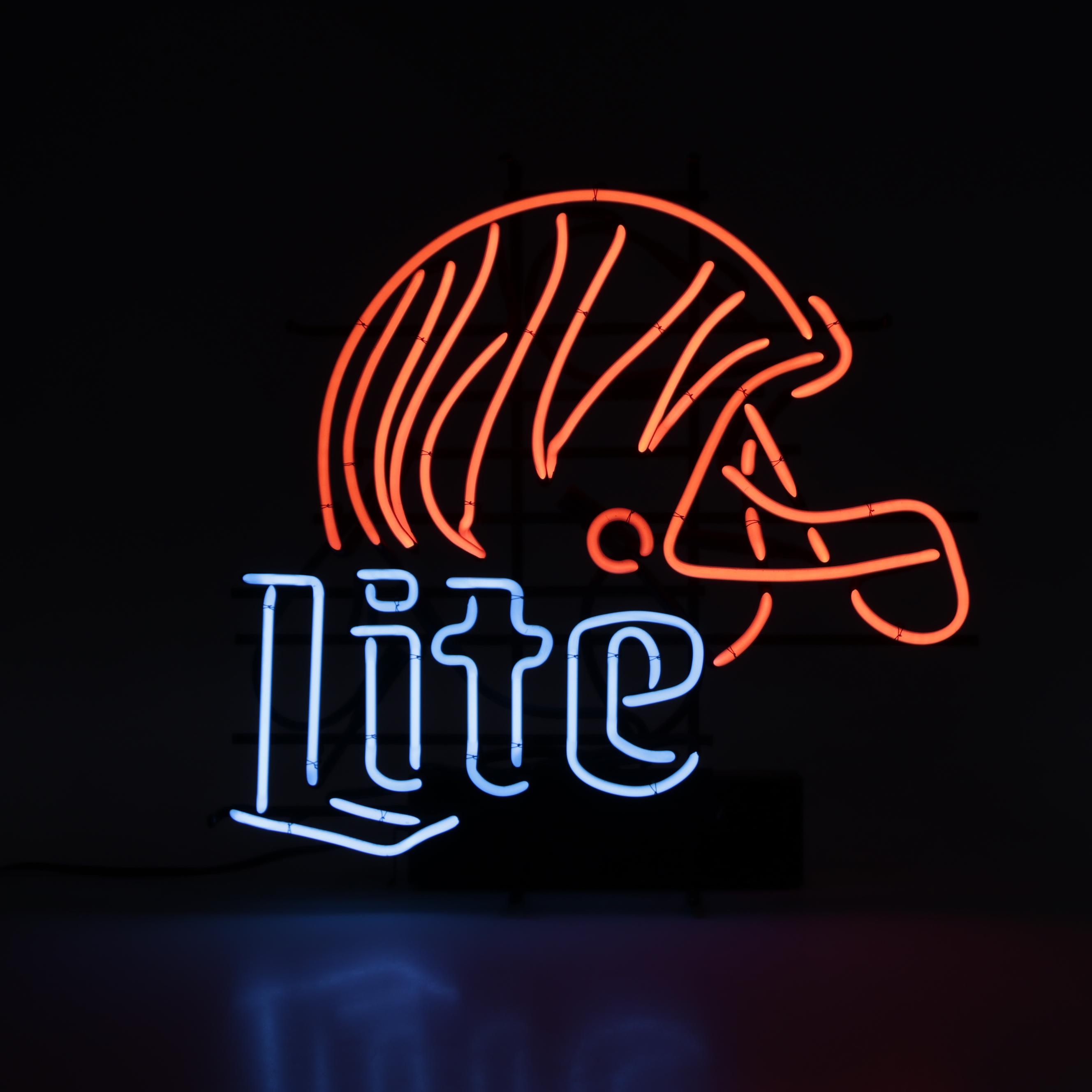 Vintage Cincinnati Bengals Miller Lite Neon Sign