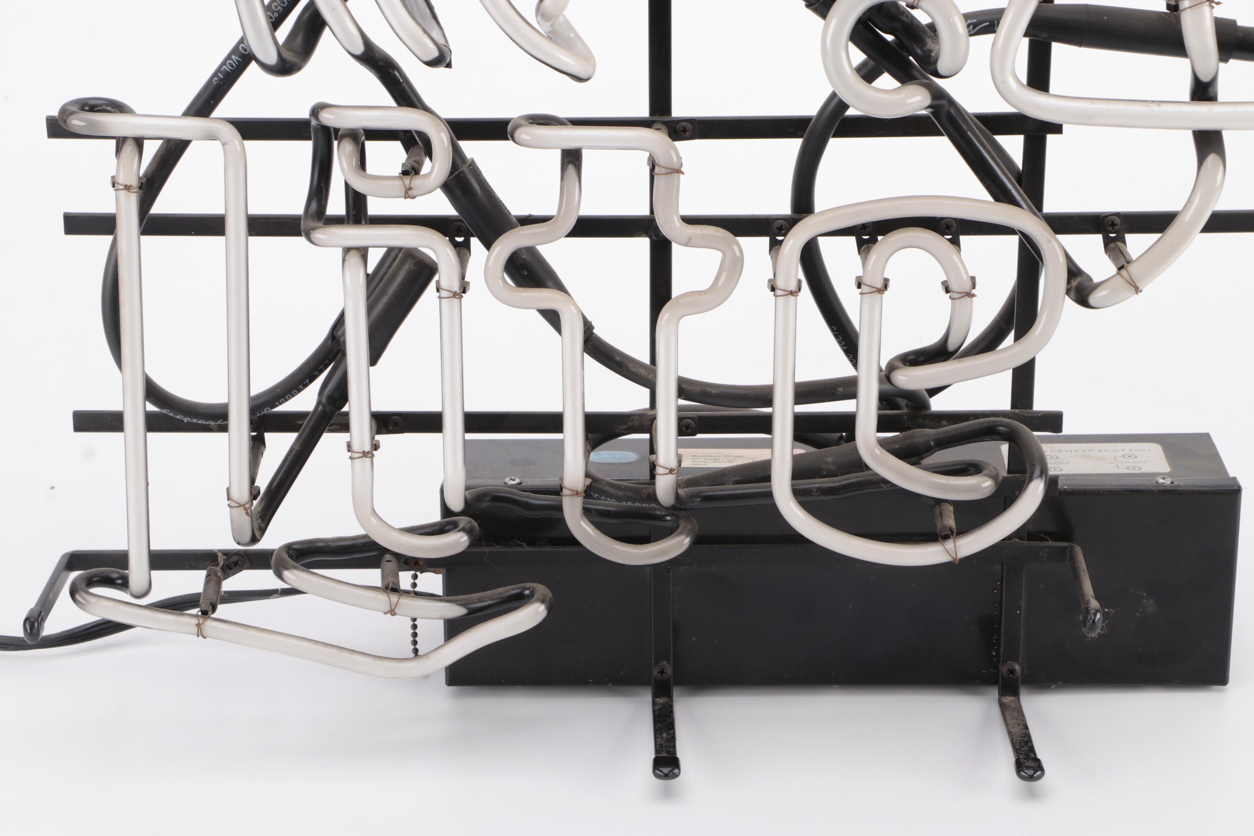 Vintage Cincinnati Bengals Miller Lite Neon Sign