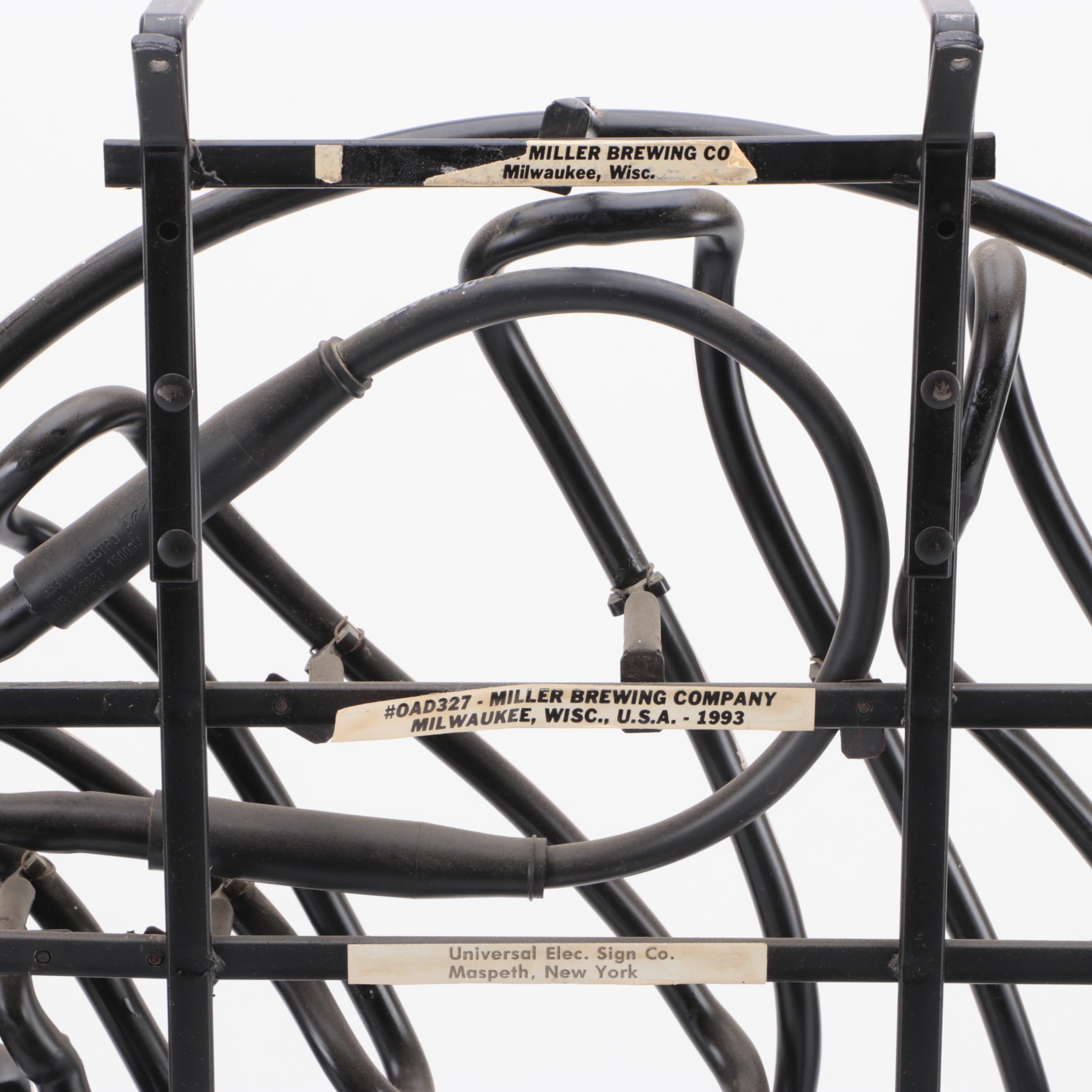 Vintage Cincinnati Bengals Miller Lite Neon Sign