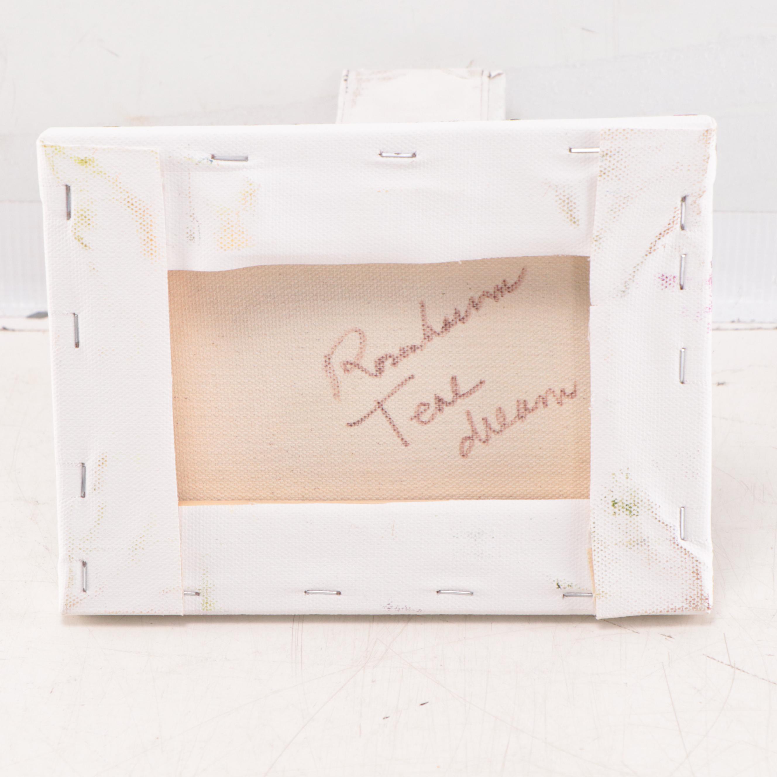 Sally Rosenbaum Oil Painting "Teal Dream," 21st Century