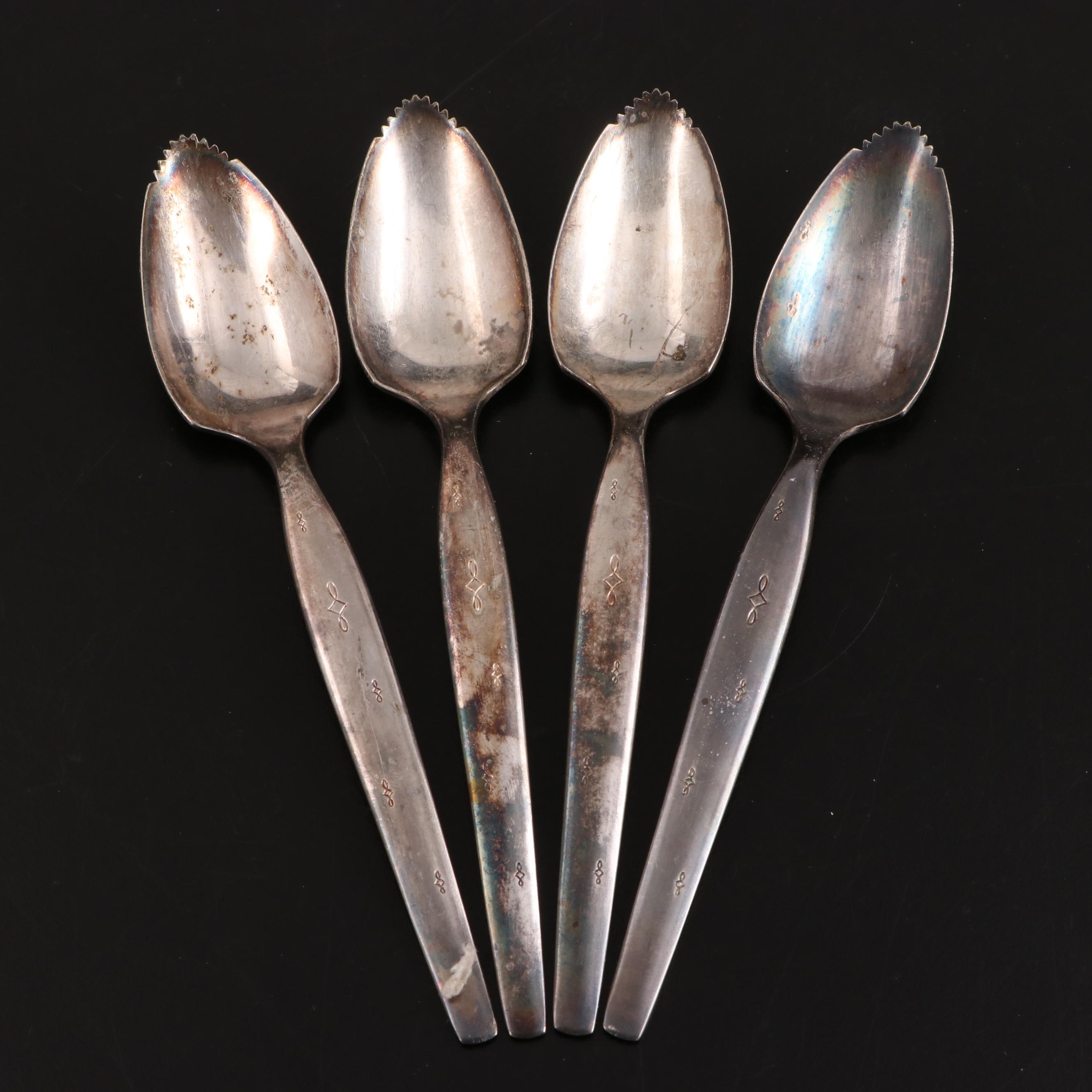Queen Esther "Lady Esther" and Other Silver Plate Flatware and Serveware