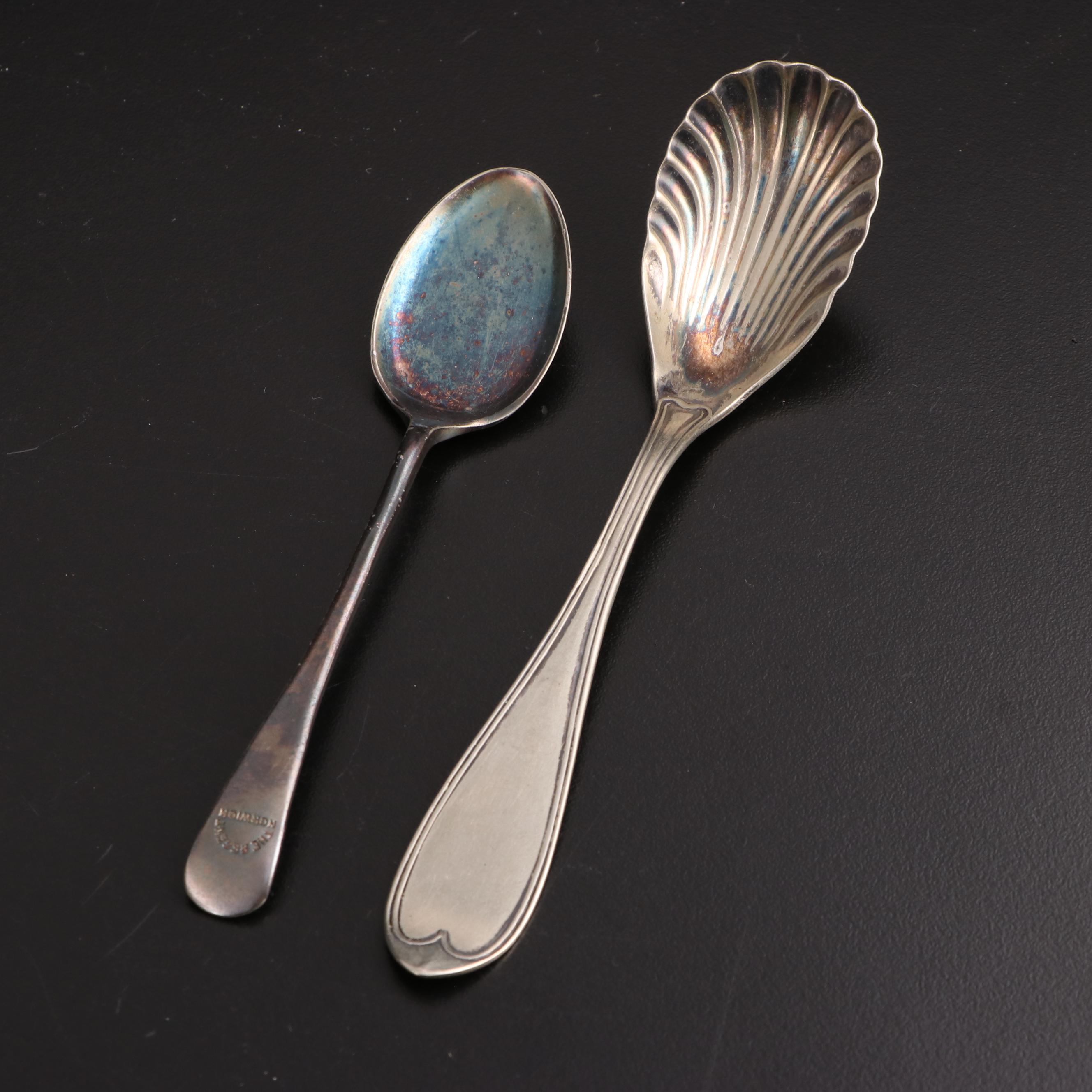 Queen Esther "Lady Esther" and Other Silver Plate Flatware and Serveware