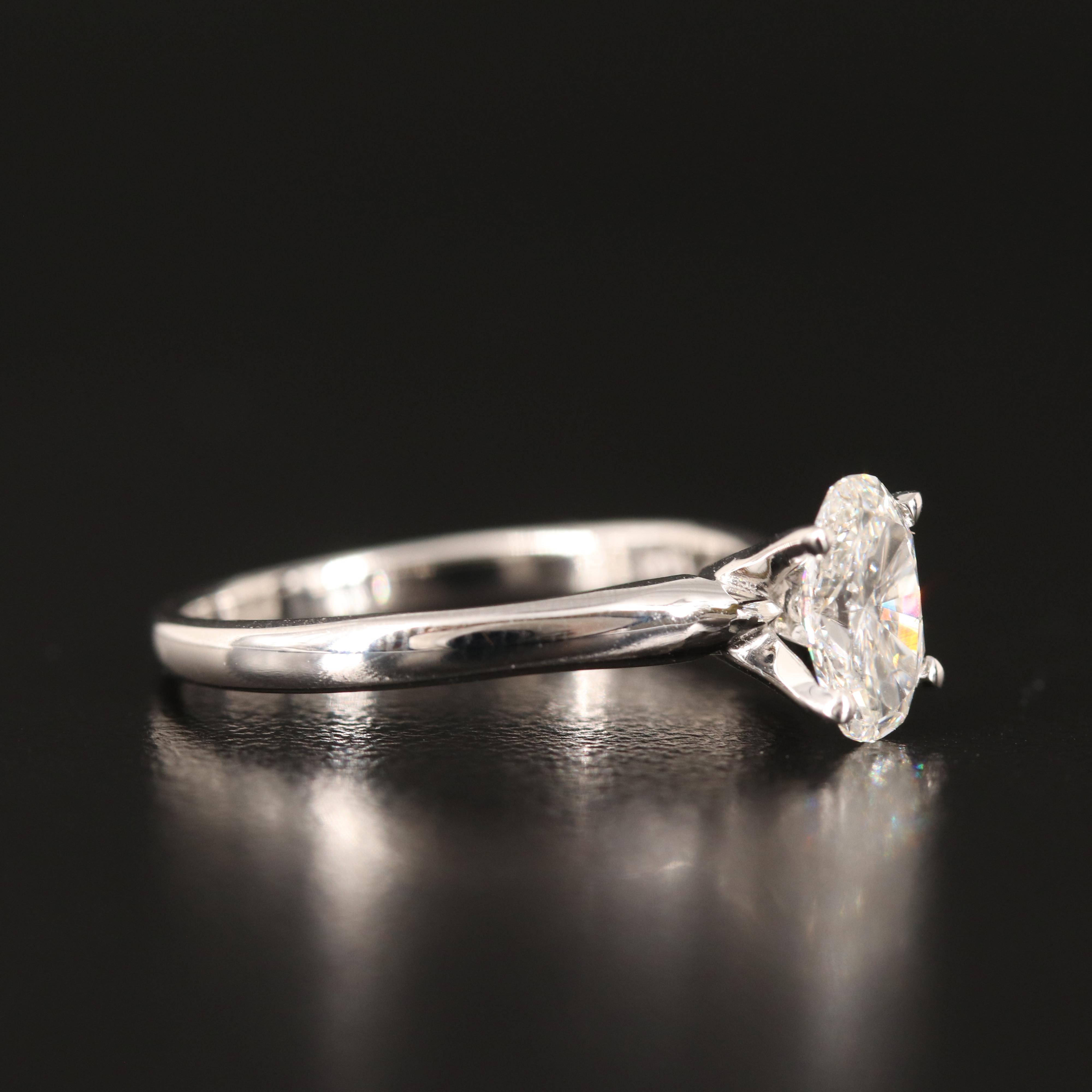 14K 0.90 CT Lab Grown Diamond Ring