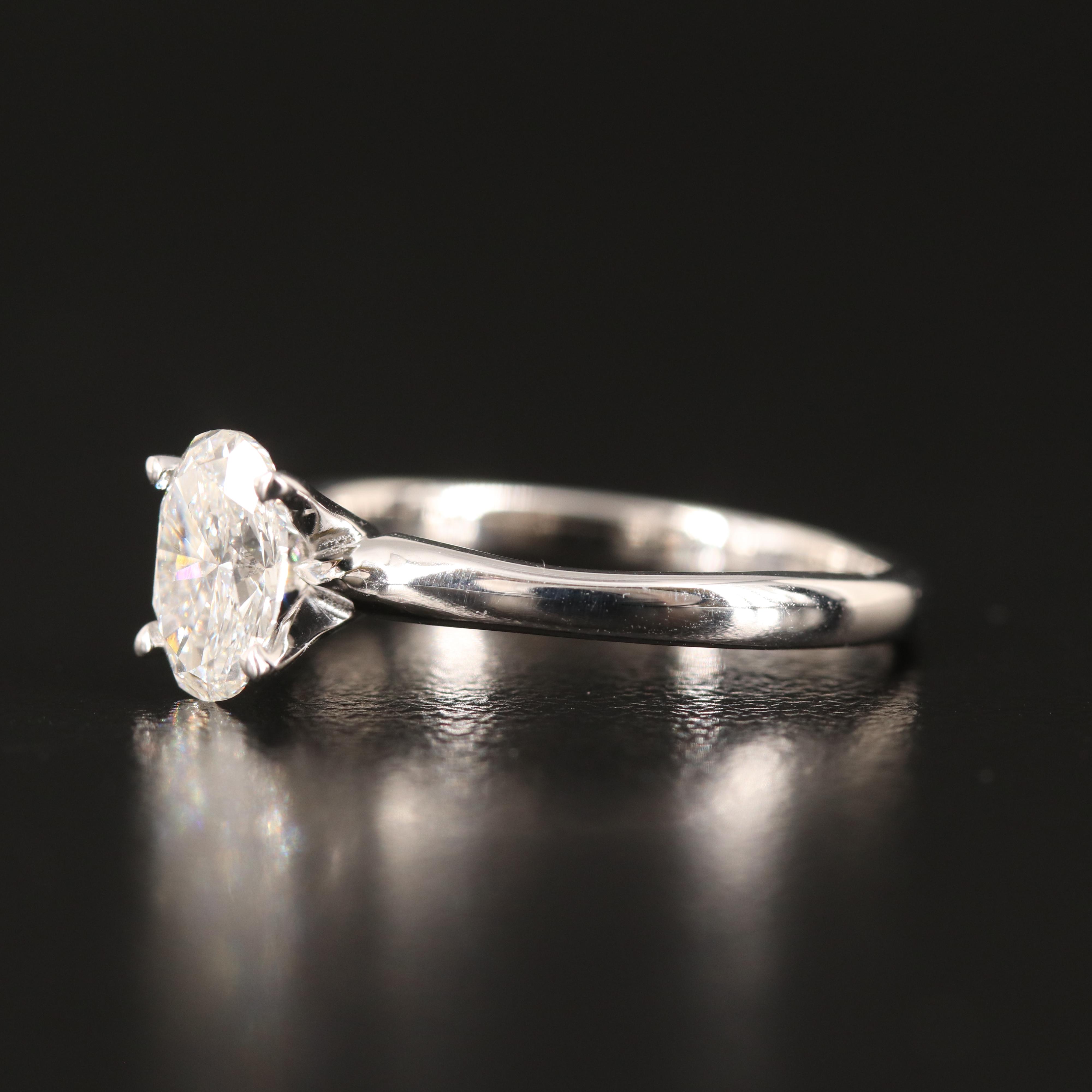 14K 0.90 CT Lab Grown Diamond Ring