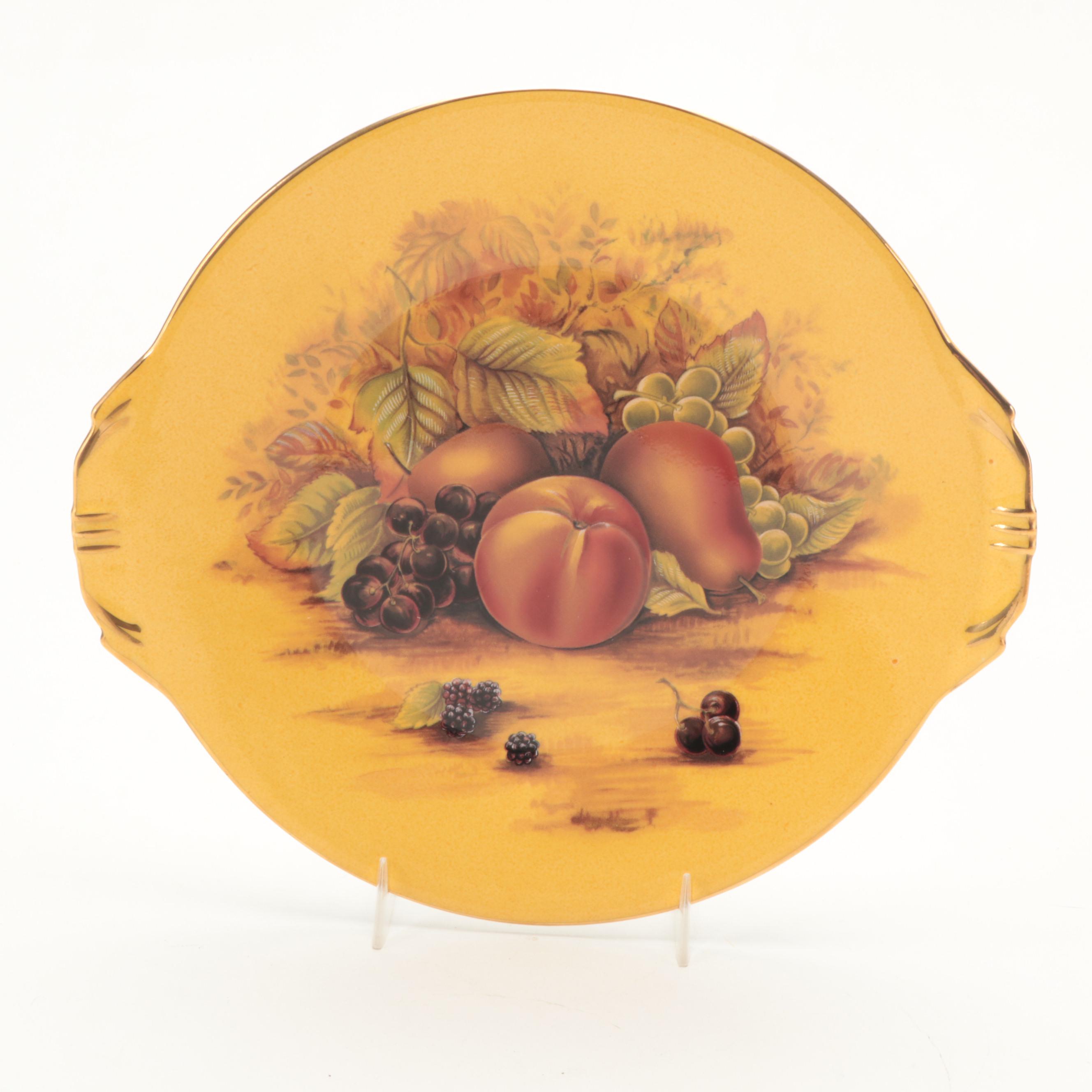 Aynsley "Orchard Gold" Bone China Tea Set, Mid-20th Century