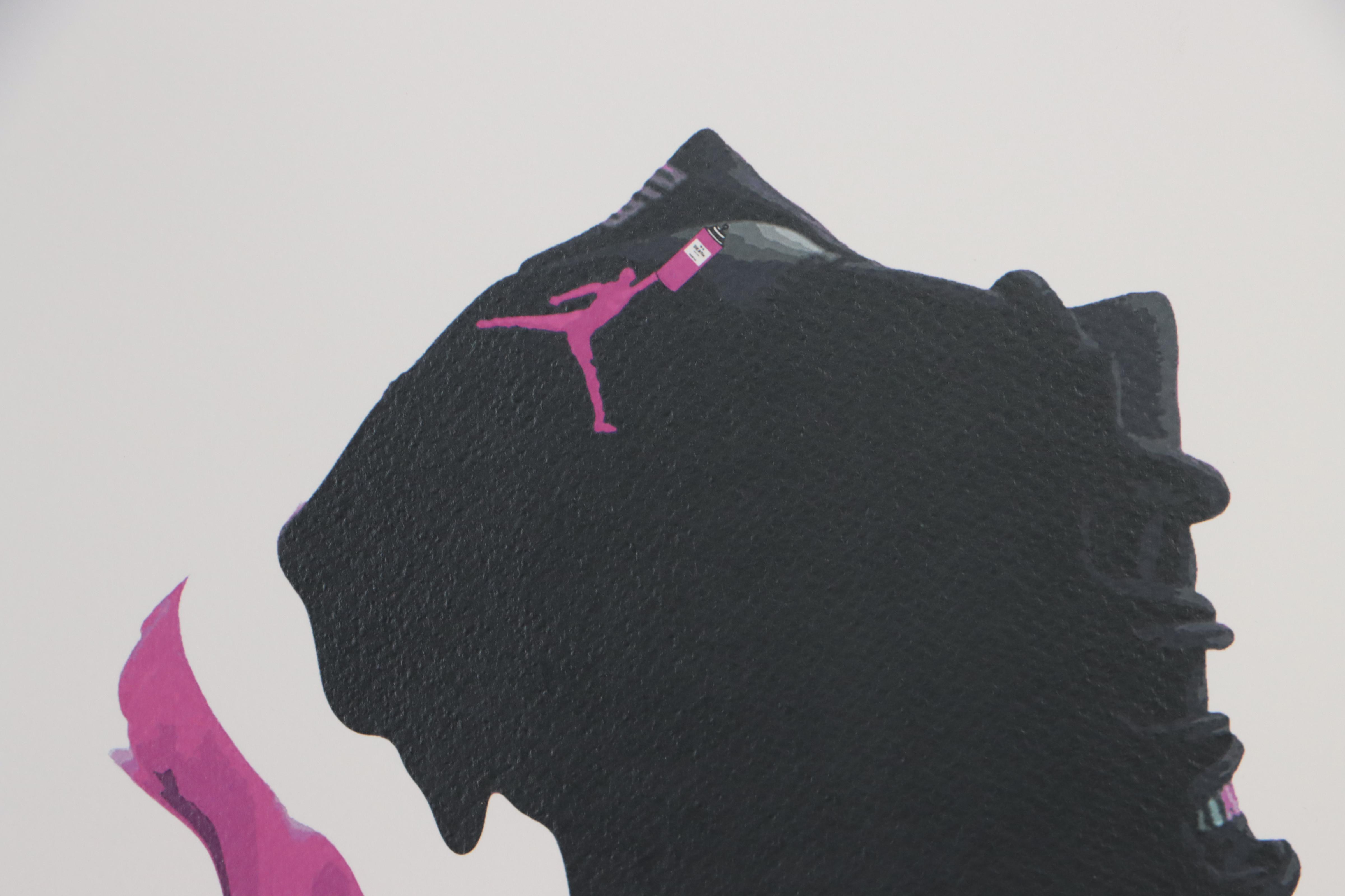 Death NYC Pop Art Graphic Print of Sneaker, 2020