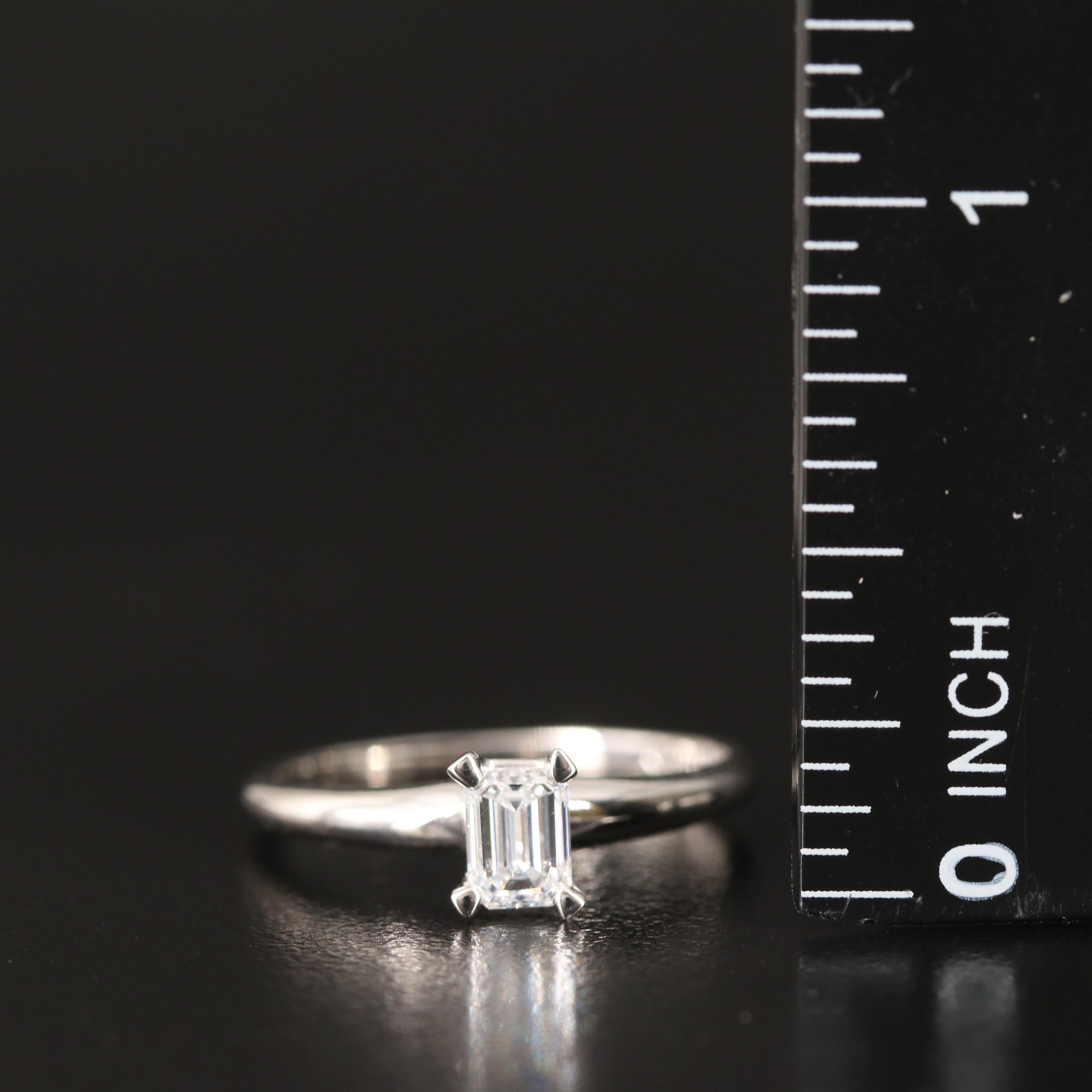 14K 0.46 CT Lab Grown Diamond Ring