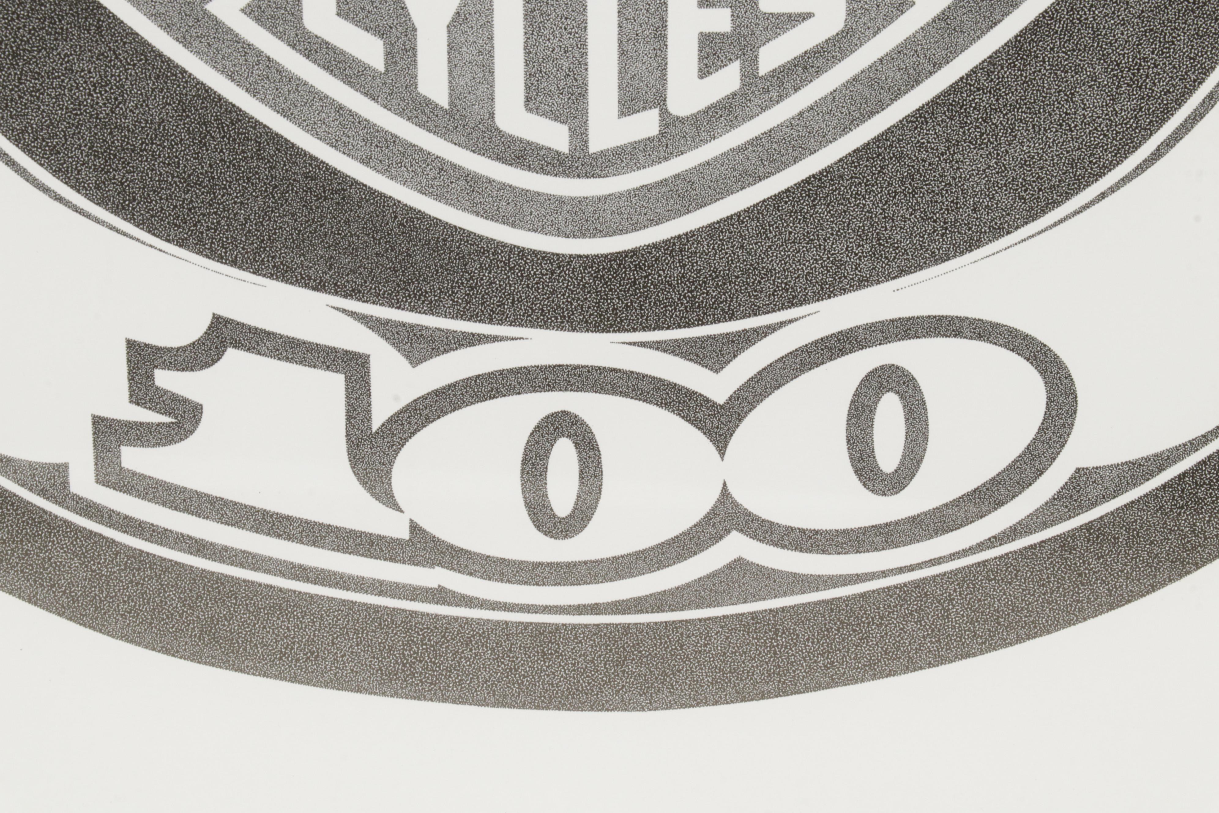 Harley-Davidson Giclée After Dennis Jackson "100th Anniversary Logo"