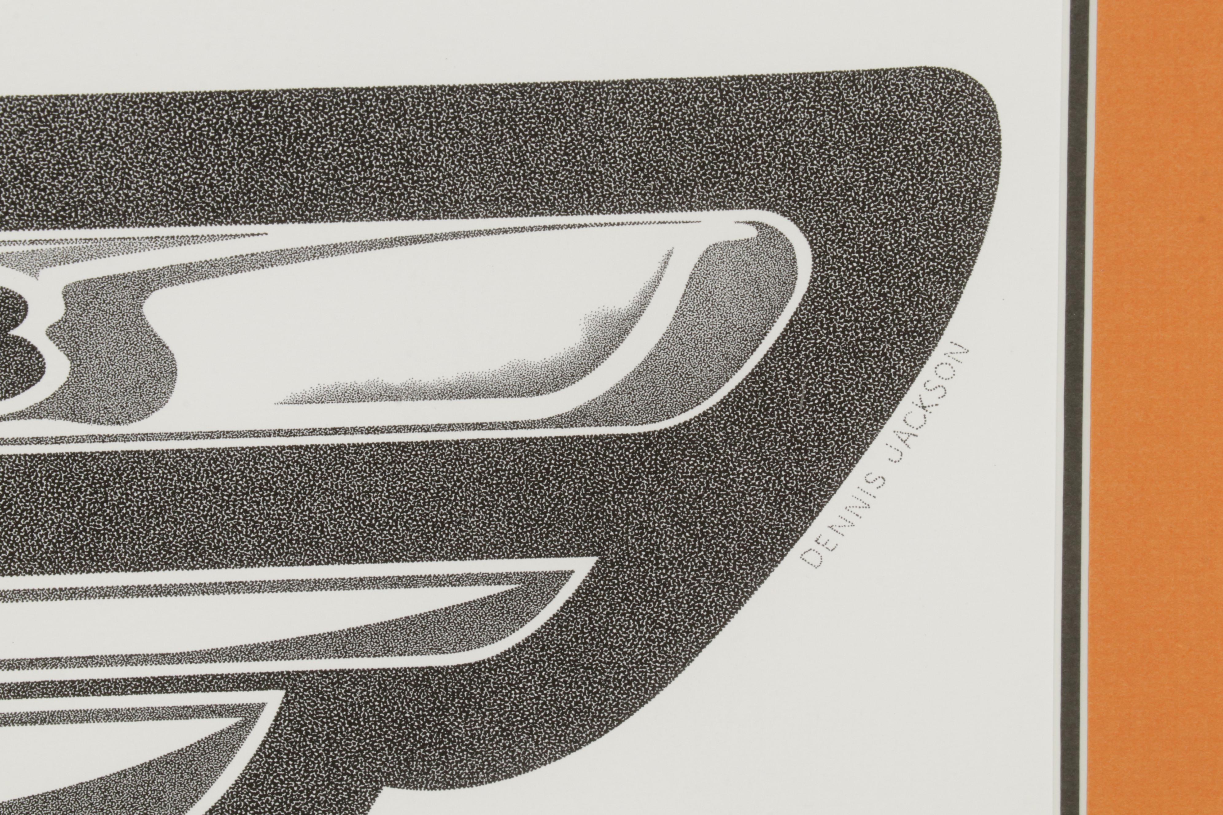 Harley-Davidson Giclée After Dennis Jackson "100th Anniversary Logo"