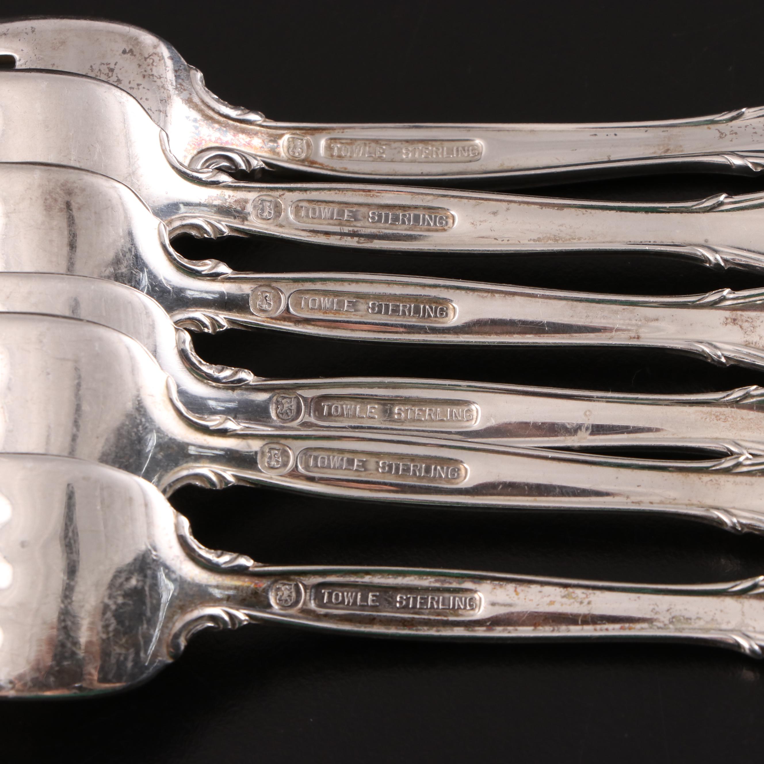 Towle "Fontana" Sterling Silver Flatware and Serving Utensils