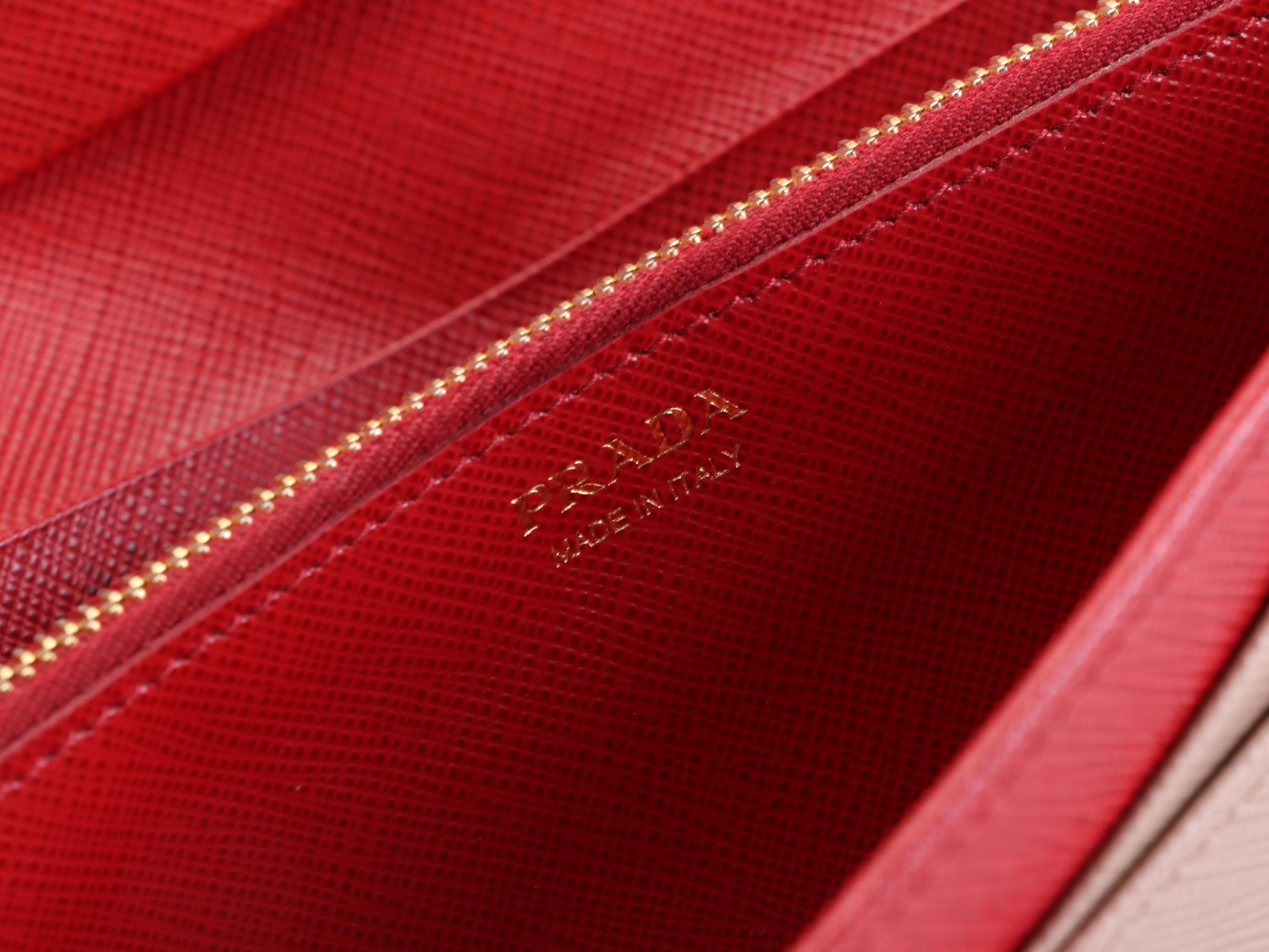 Prada Long Wallet in Saffiano Leather