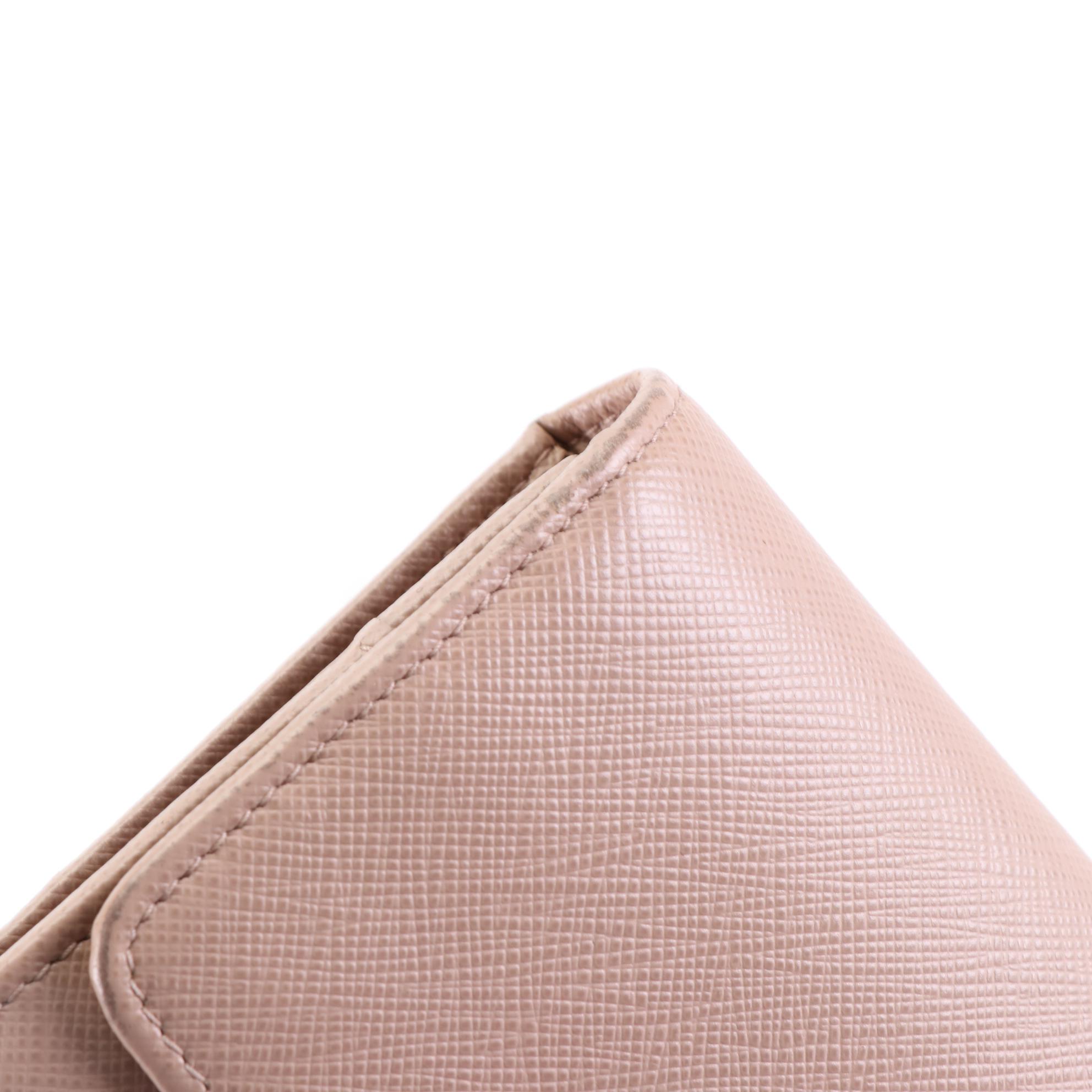 Prada Long Wallet in Saffiano Leather