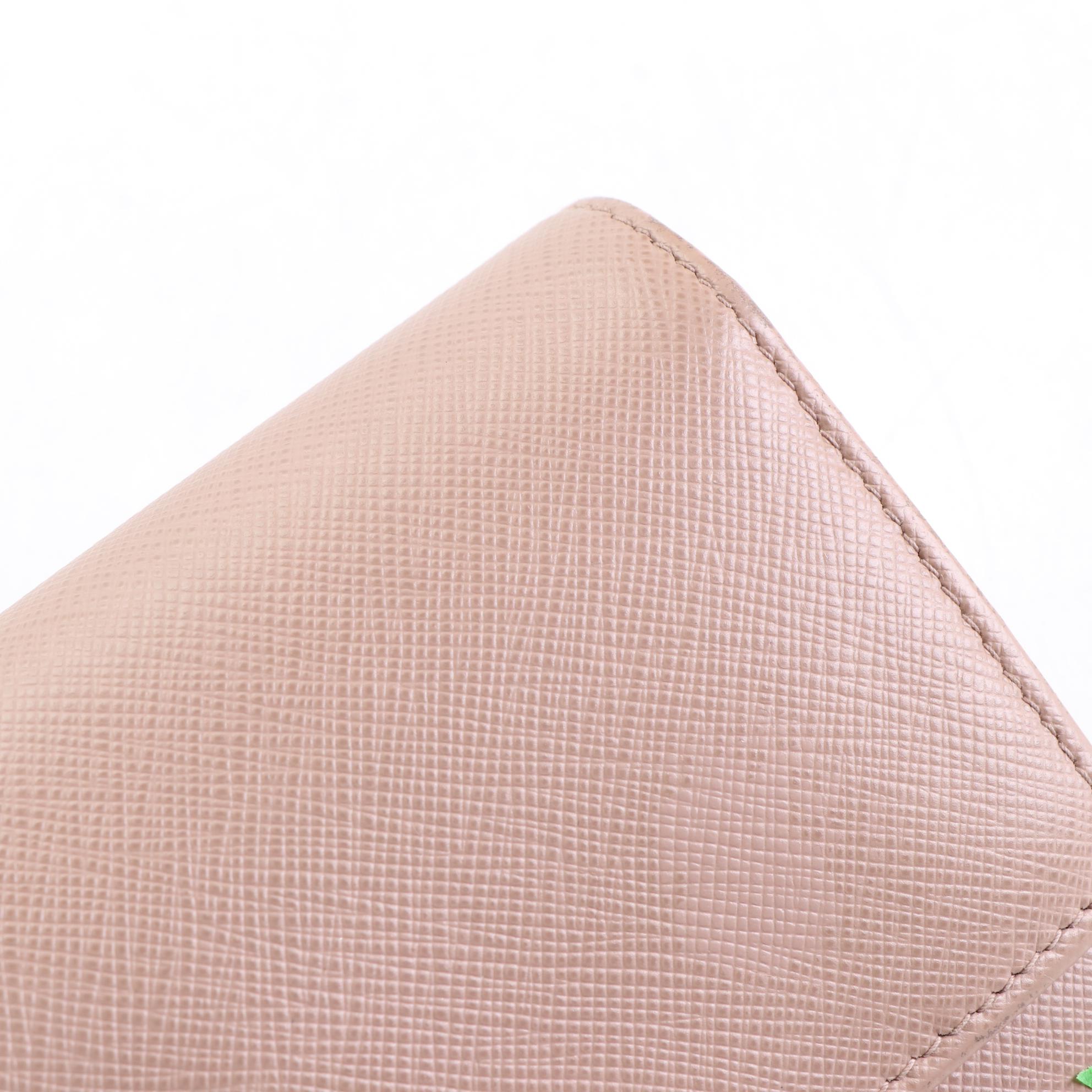 Prada Long Wallet in Saffiano Leather