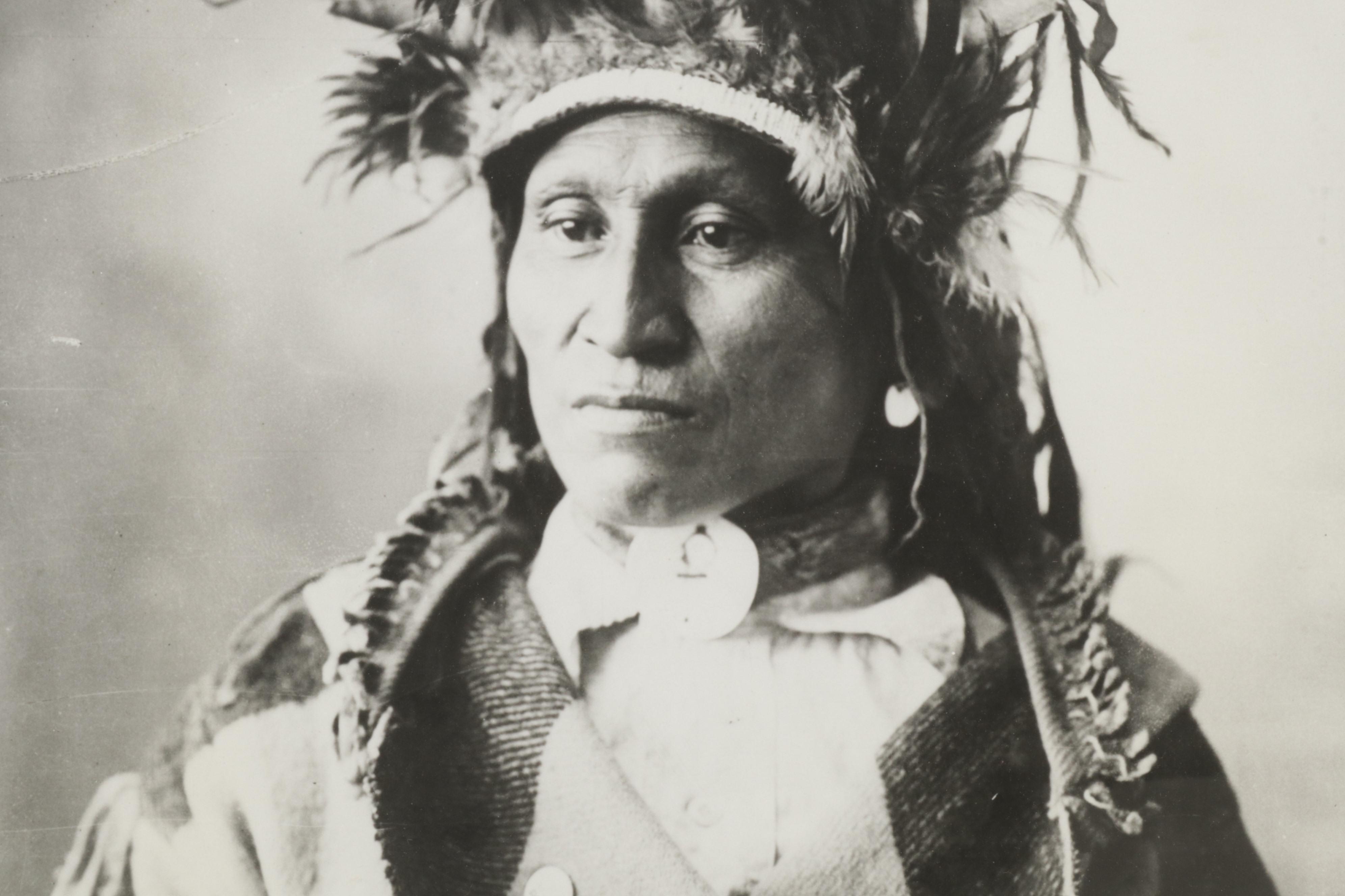 Silver Gelatin Photographs After Frank Rinehart "Chief Wets-It" and "Geronimo"