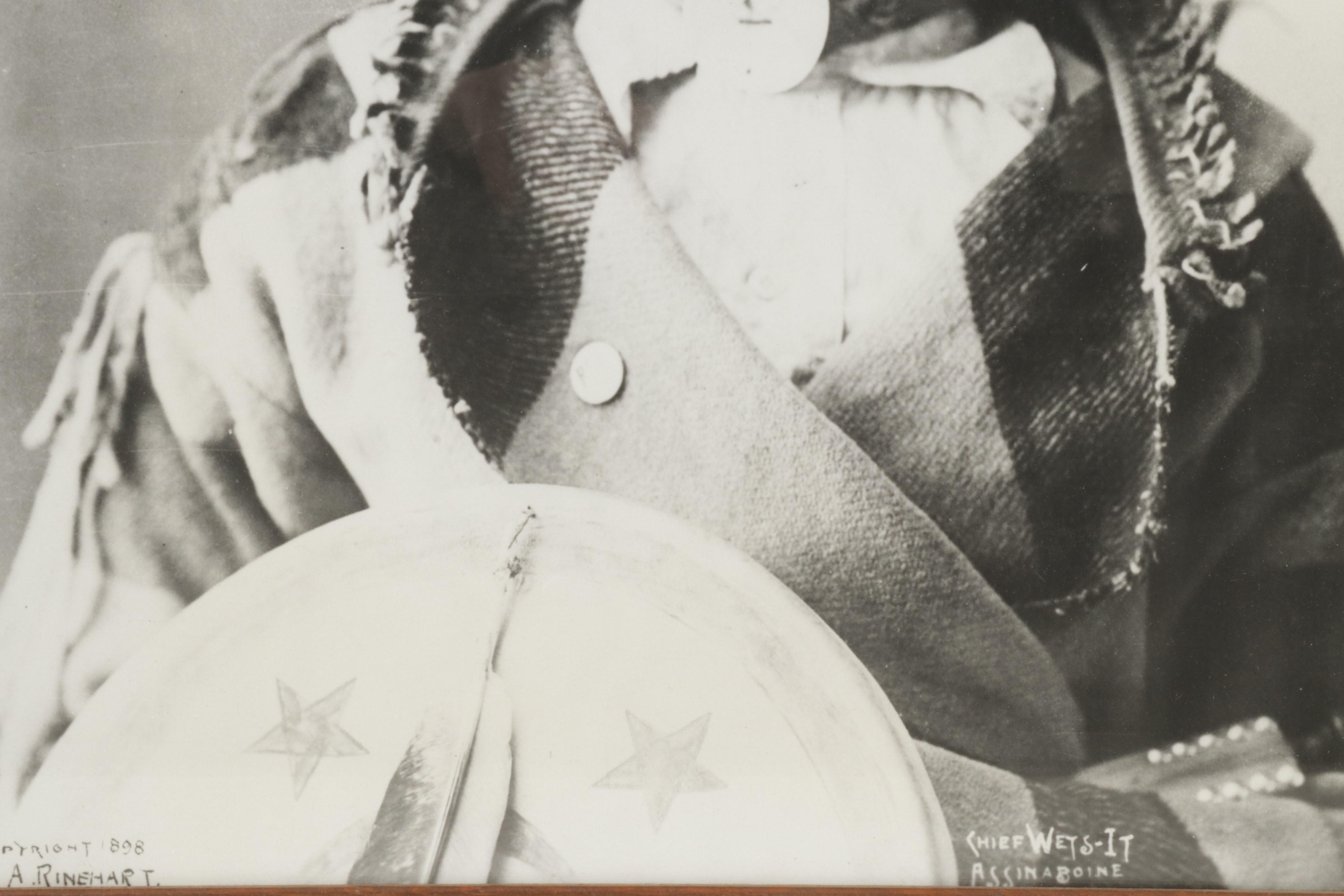 Silver Gelatin Photographs After Frank Rinehart "Chief Wets-It" and "Geronimo"