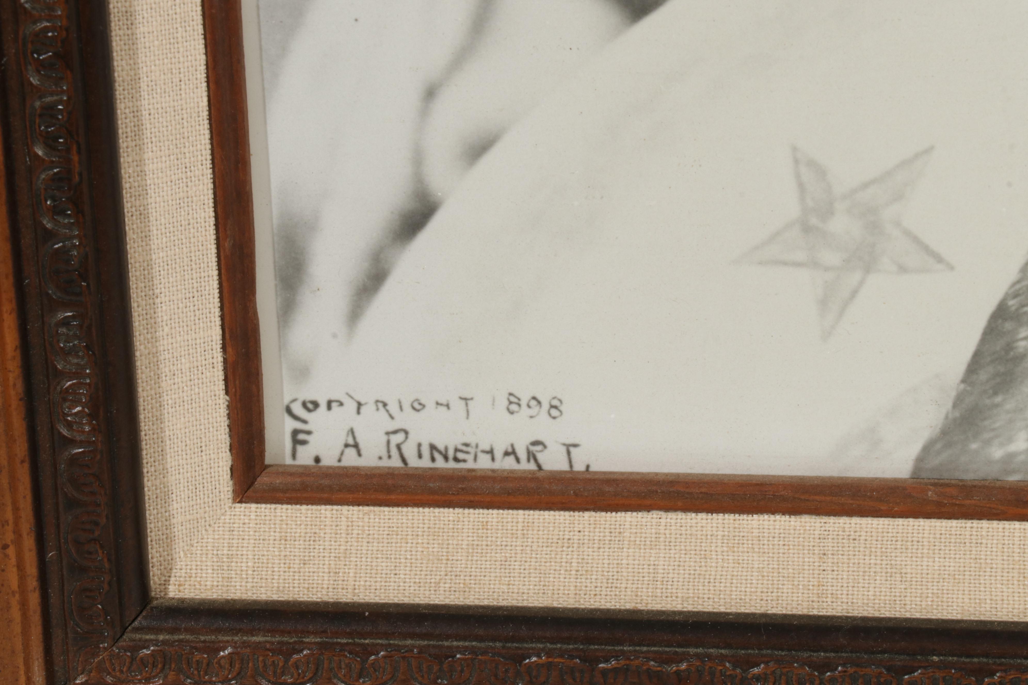 Silver Gelatin Photographs After Frank Rinehart "Chief Wets-It" and "Geronimo"