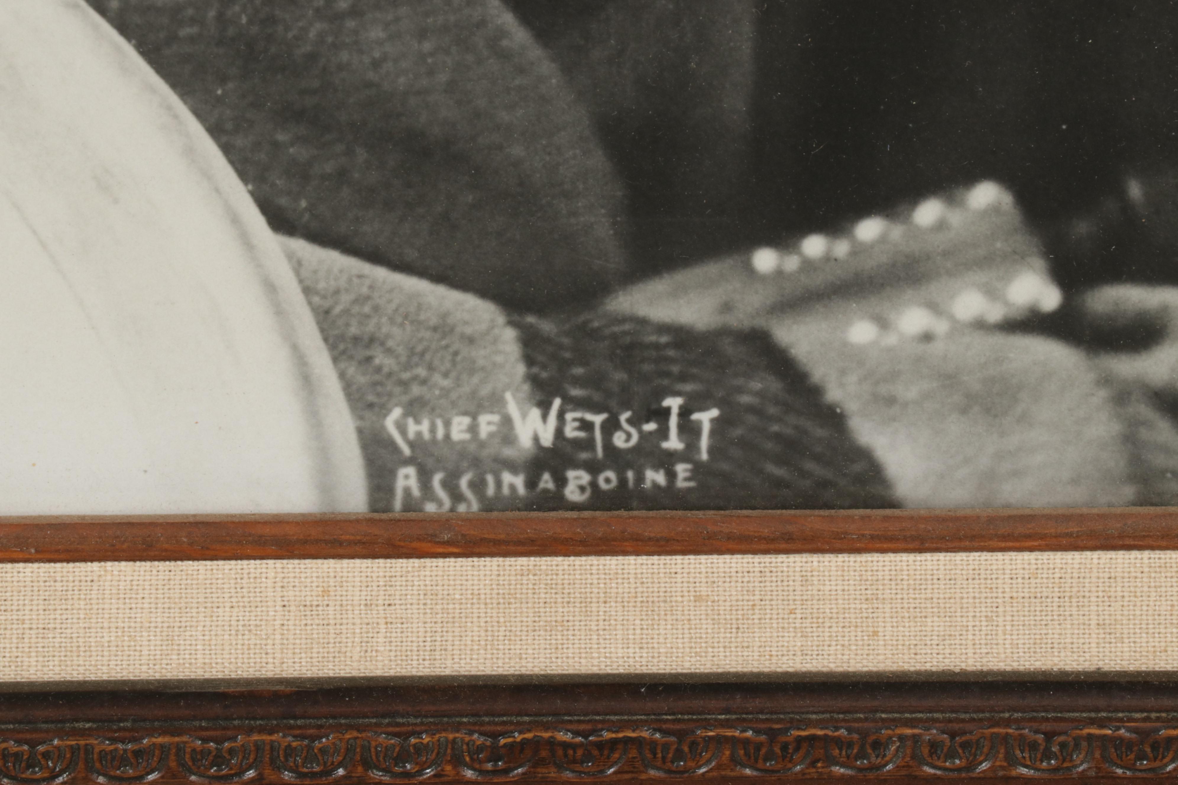 Silver Gelatin Photographs After Frank Rinehart "Chief Wets-It" and "Geronimo"