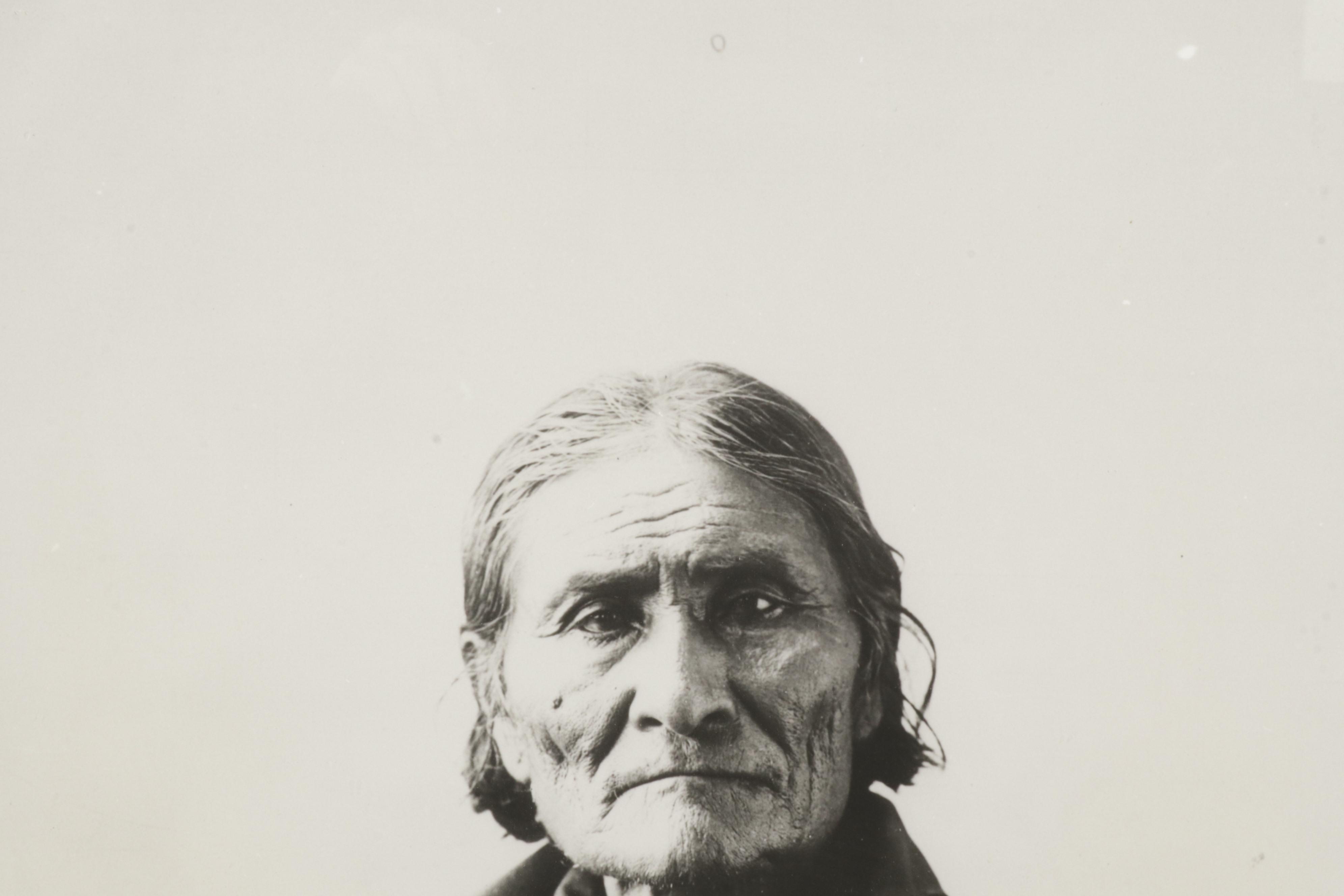 Silver Gelatin Photographs After Frank Rinehart "Chief Wets-It" and "Geronimo"