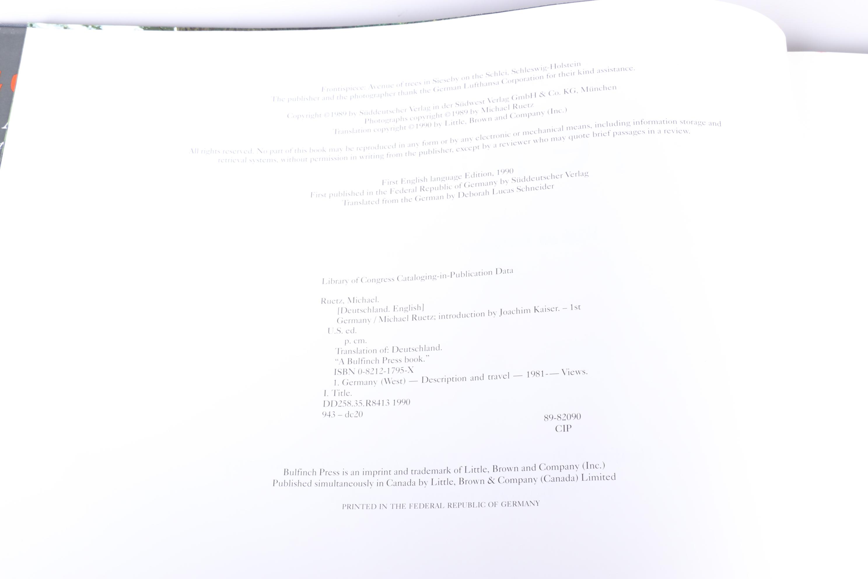 International Books on Nature, Culture, & More Feat. "Germany" by Michael Ruetz