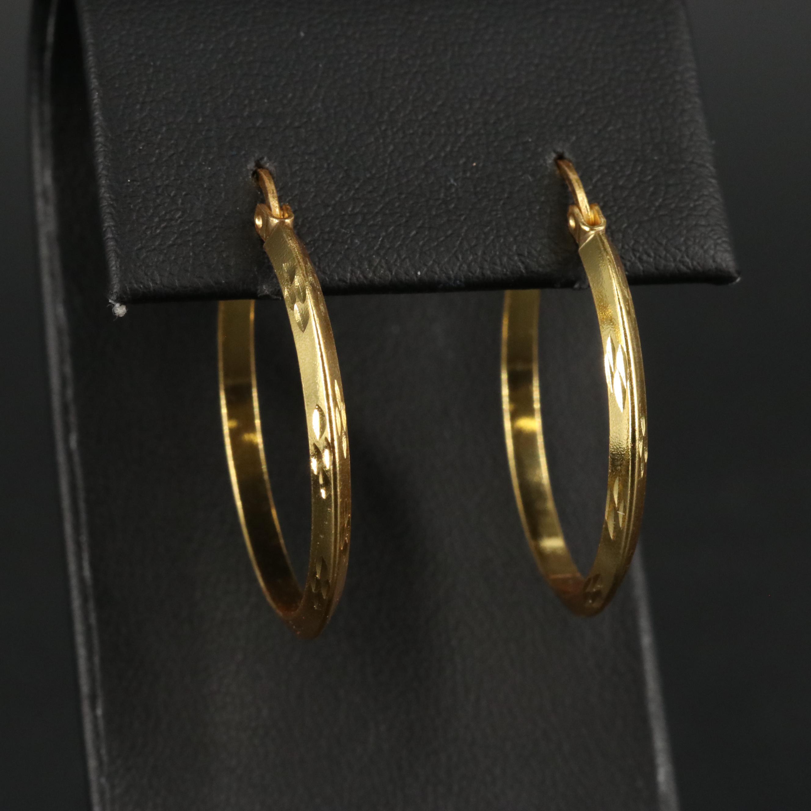 Sterling Silver Hoop Earrings