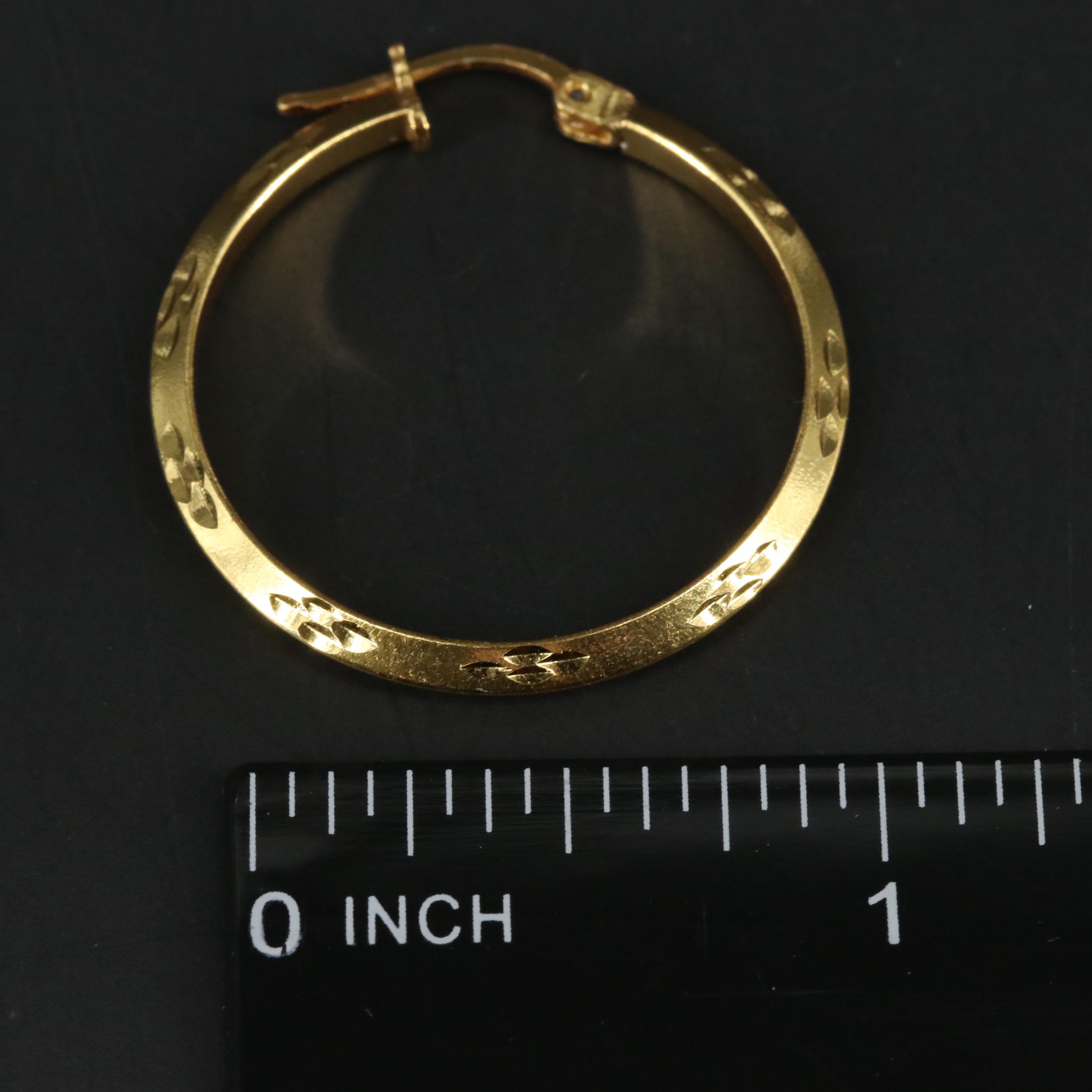 Sterling Silver Hoop Earrings