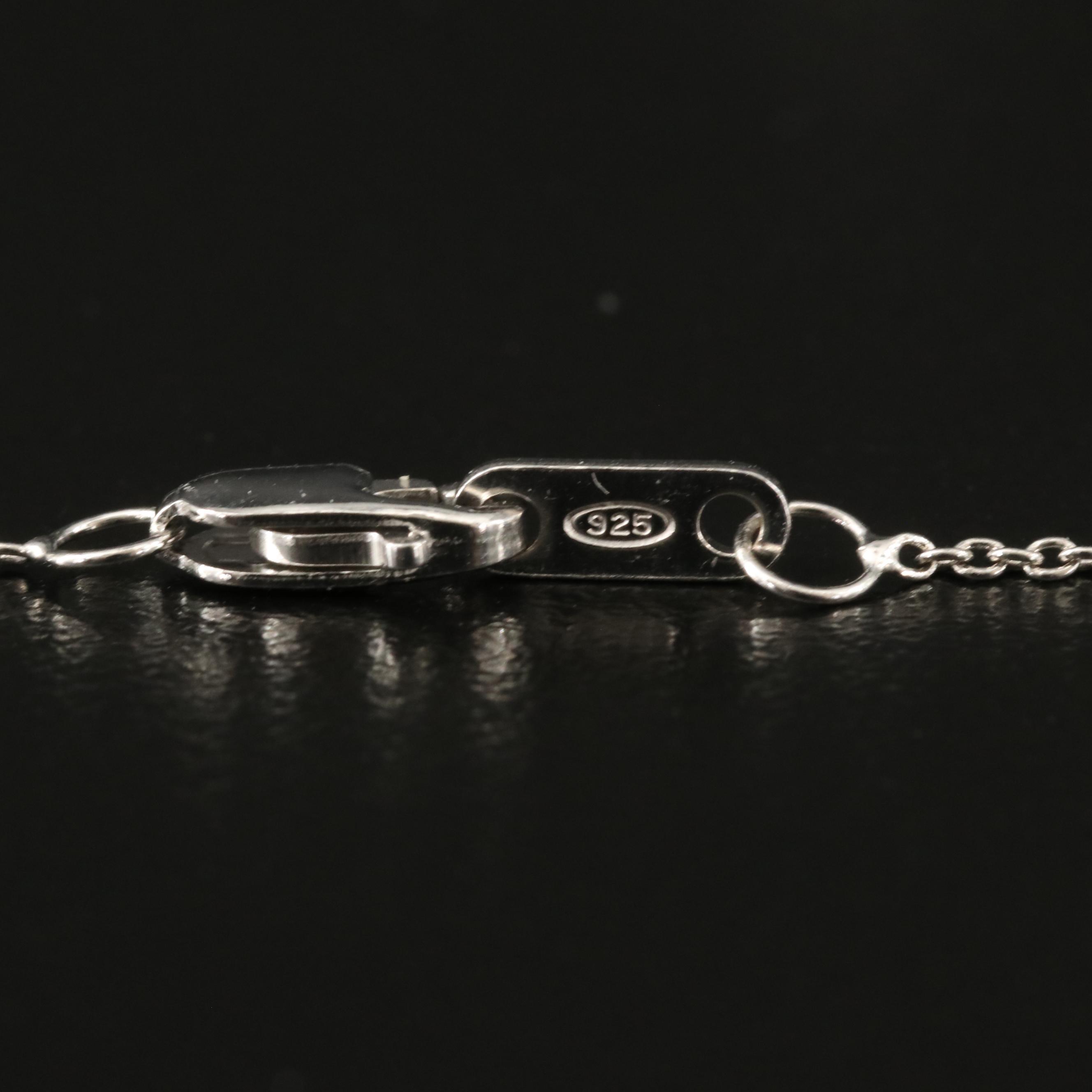 Sterling Heart Pendant Necklace