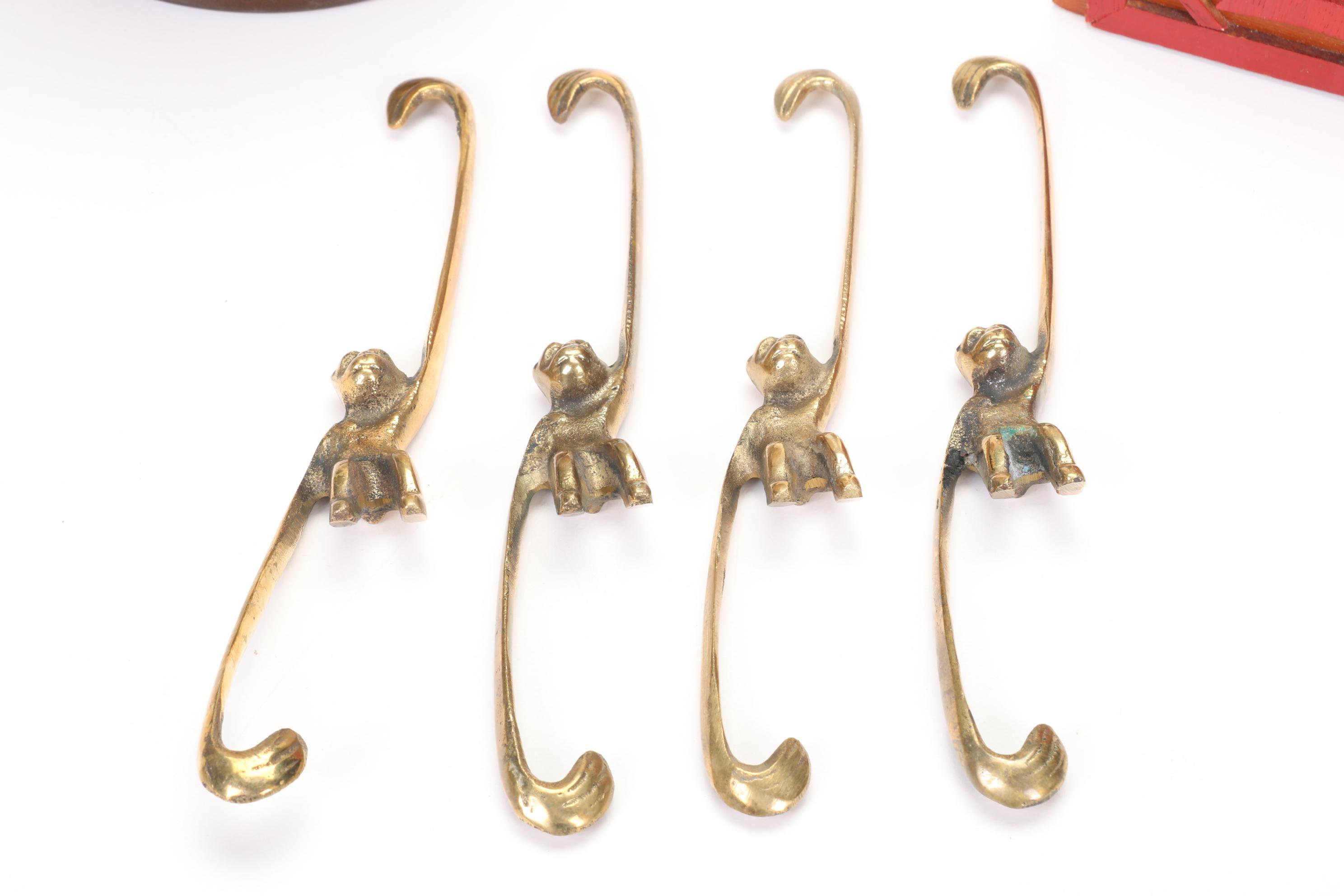 Replogle Revere 6" Globe Bank, Coin Sorter, Brass Monkey Coat Hooks and More