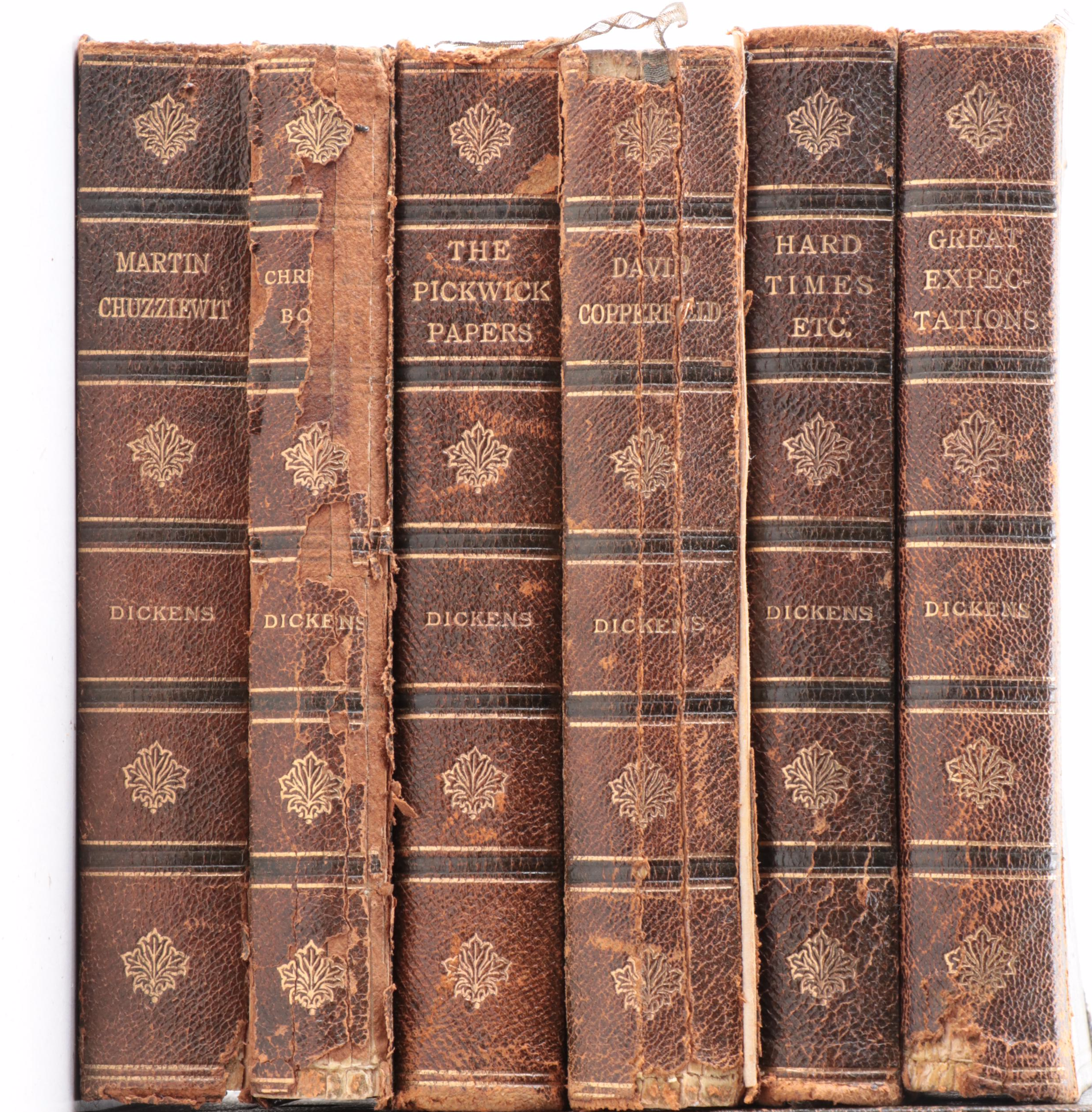 Illustrated "The Works of Charles Dickens" Partial Set, Late 19th Century