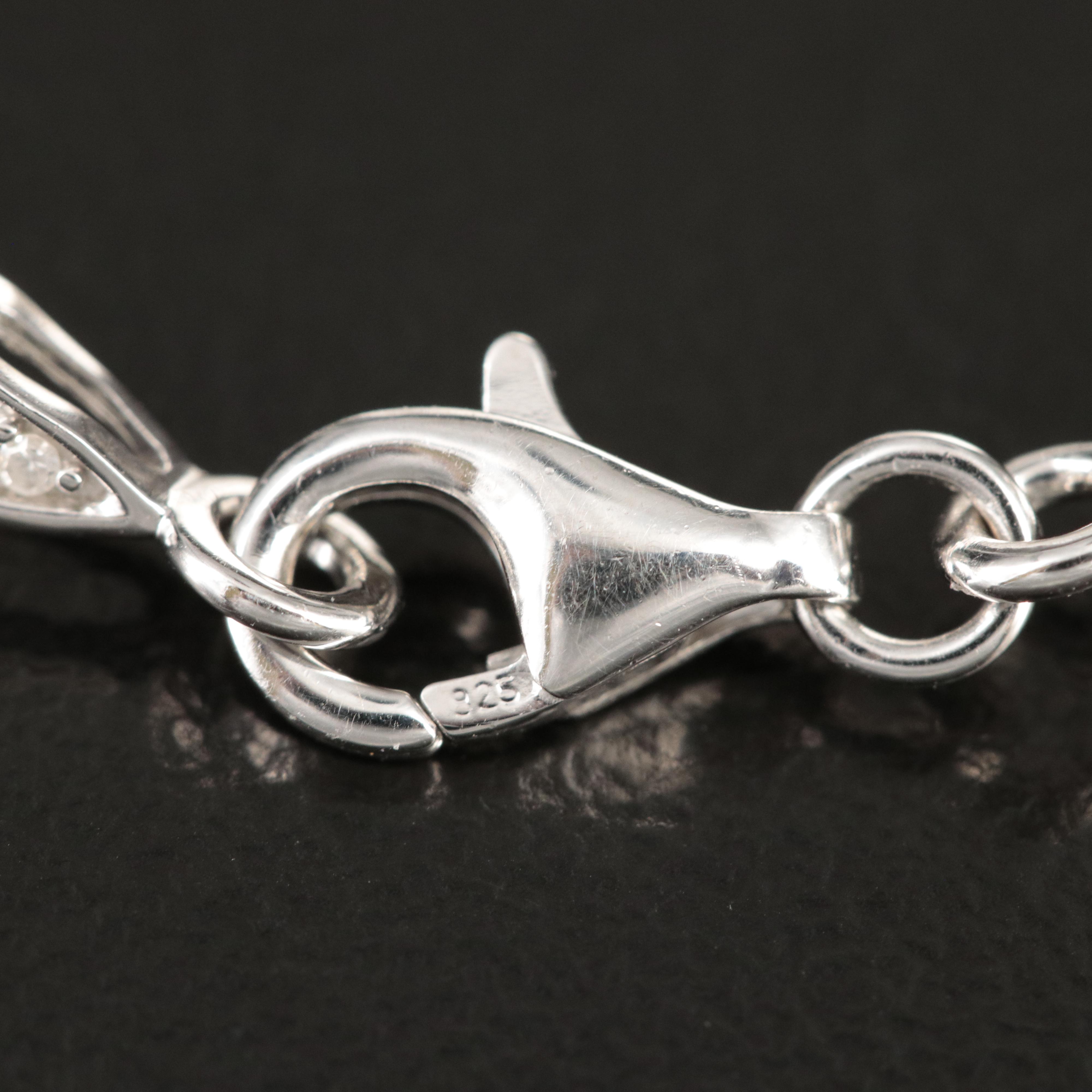 Sterling Diamond Bracelet