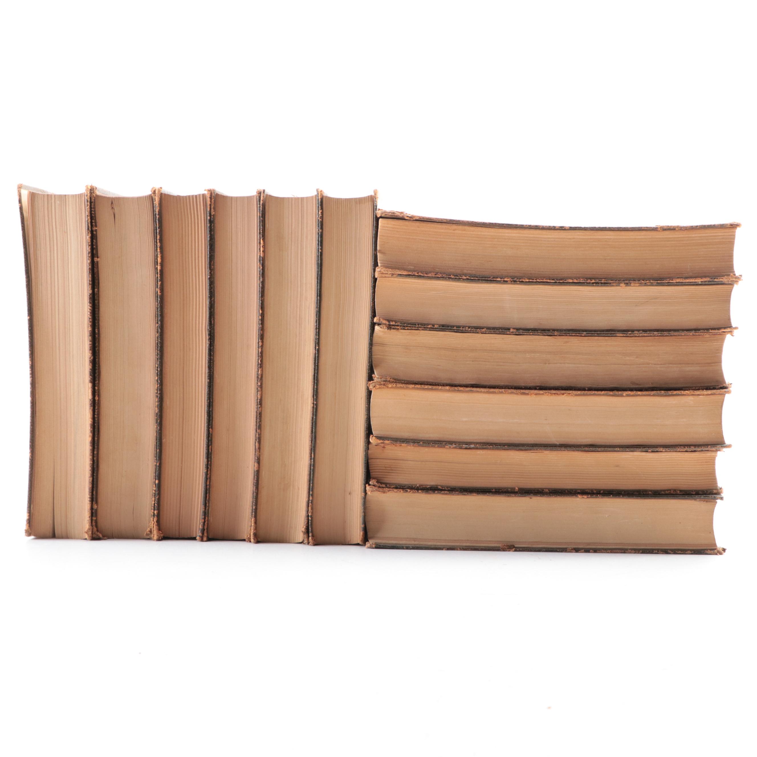 Illustrated "The Works of Charles Dickens" Partial Set, Late 19th Century