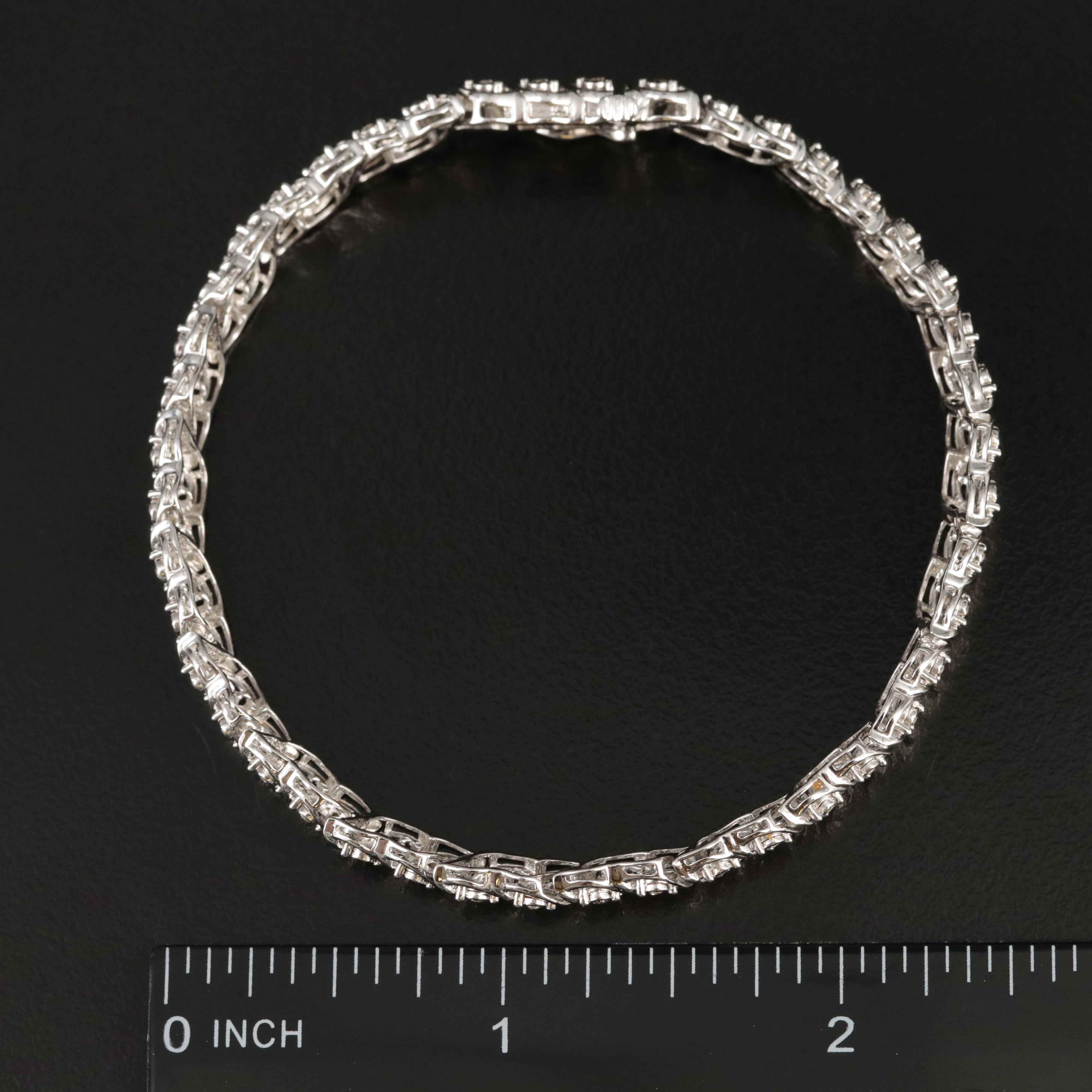 Sterling Diamond Bracelet